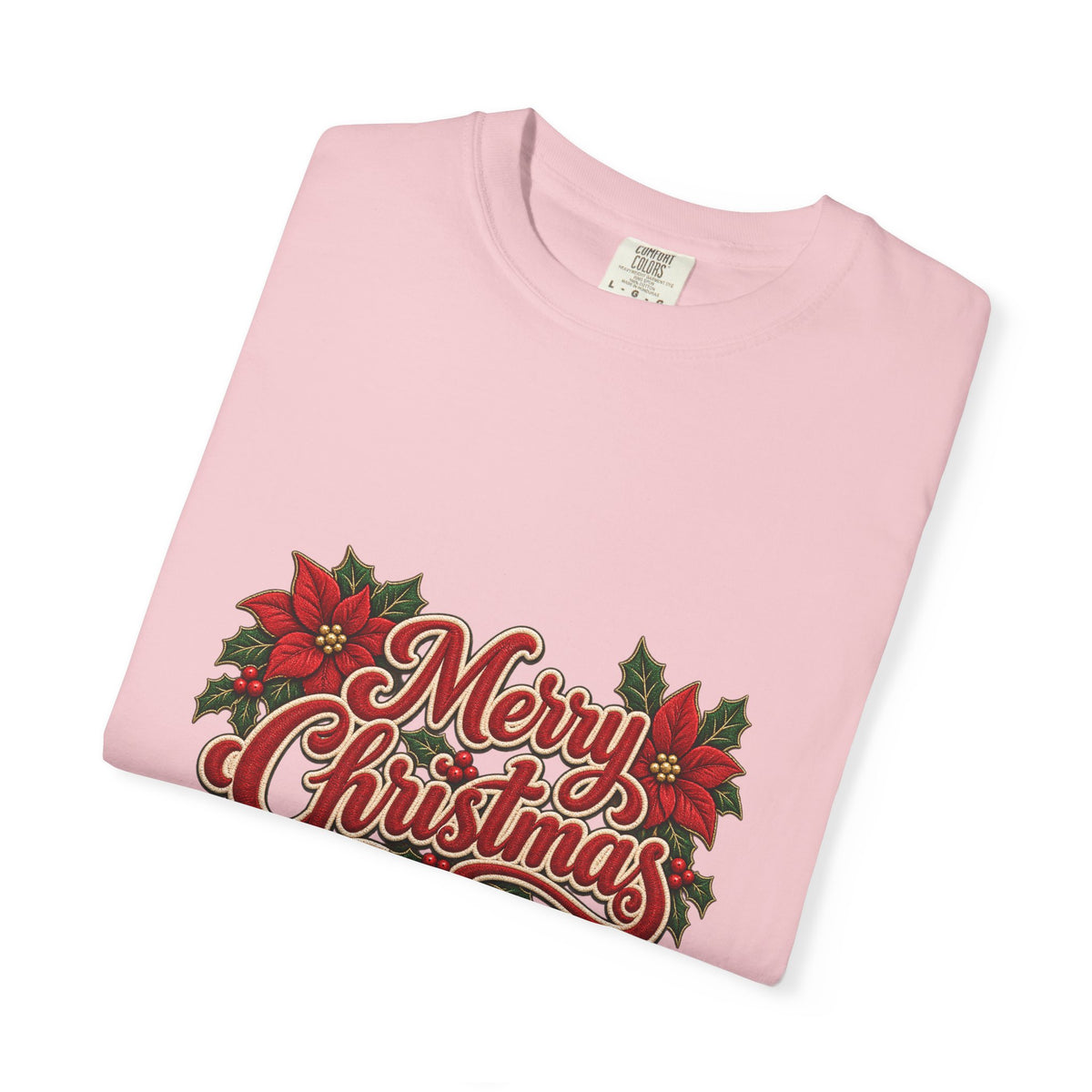 Merry Christmas Poinsettia T-Shirt