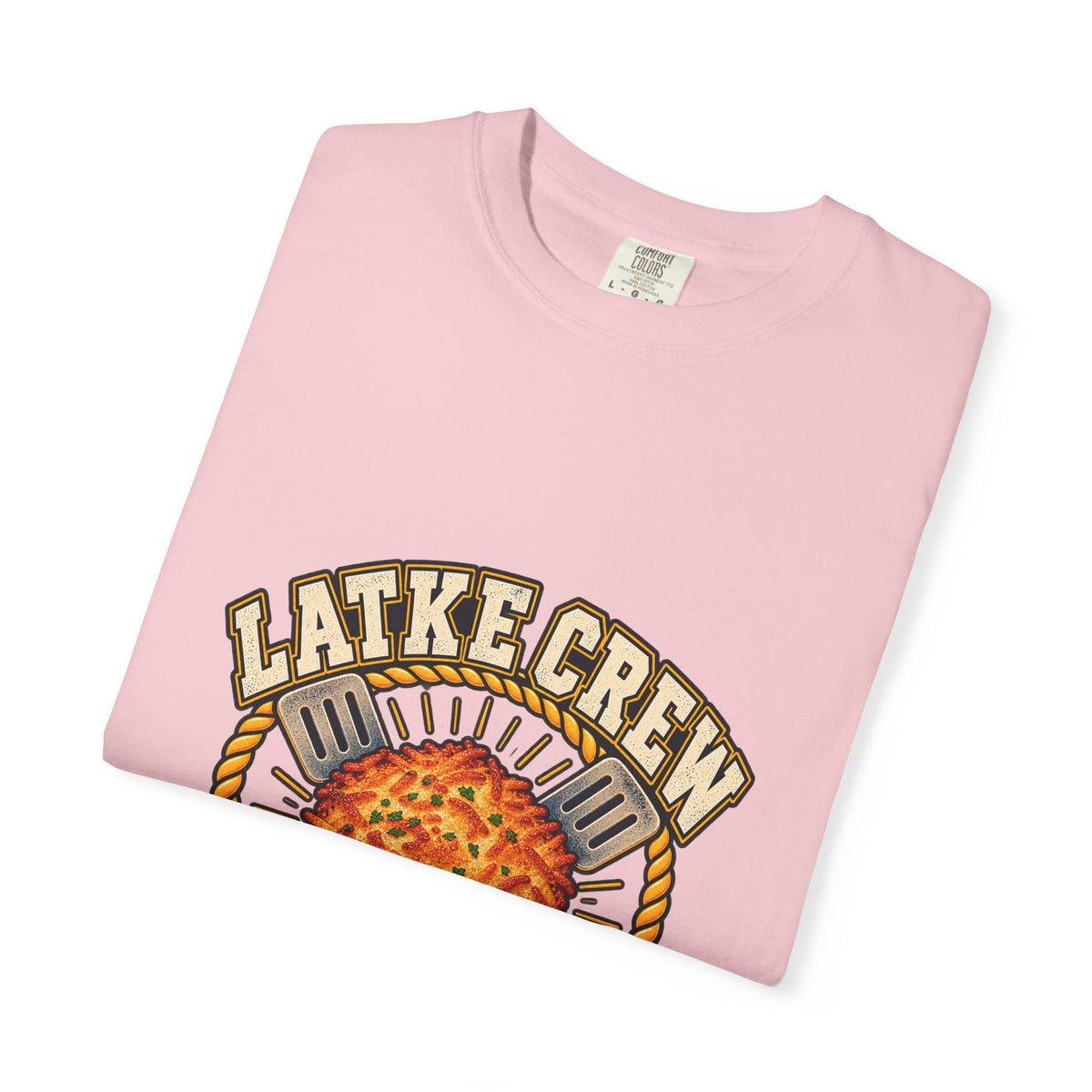Latke Crew Illustration T-Shirt | Hanukkah Potato Pancake Design