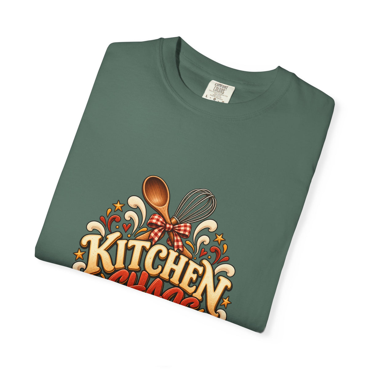 Kitchen Chaos Coordinator T-Shirt — Funny Thanksgiving Chef Shirt, Holiday Cooking Humor Tee, Baker Gift