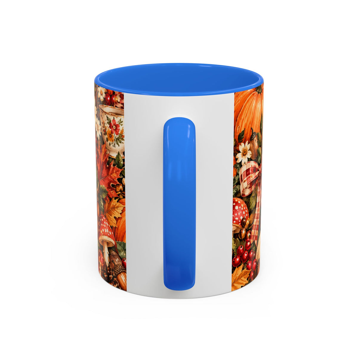 Autumn Harvest Mugs | Fall Pumpkins, Apples, Mushrooms, Daisies 11oz 15oz
