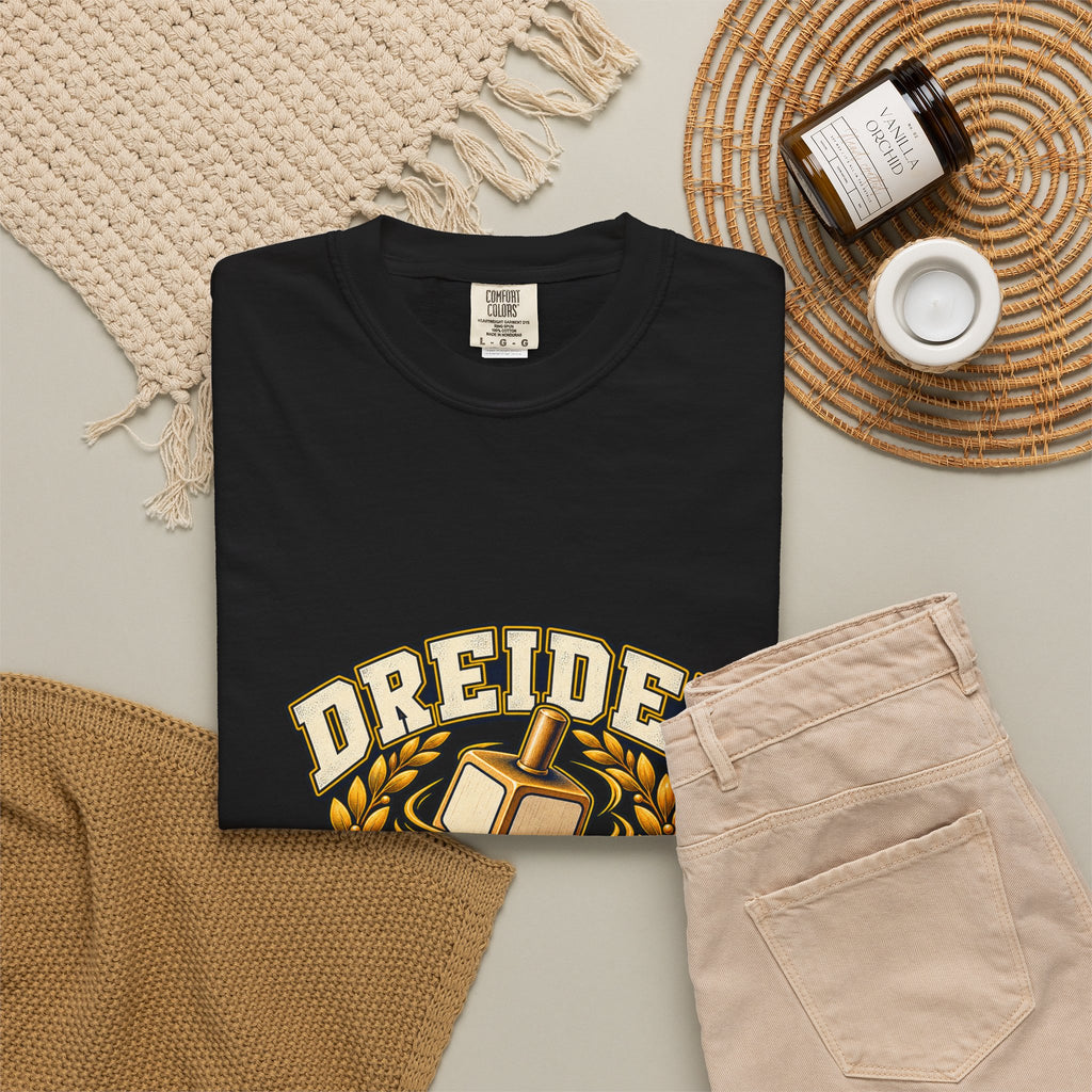 Dreidel Champion T-shirt | Hanukkah Dreidel Design, Winner Banner