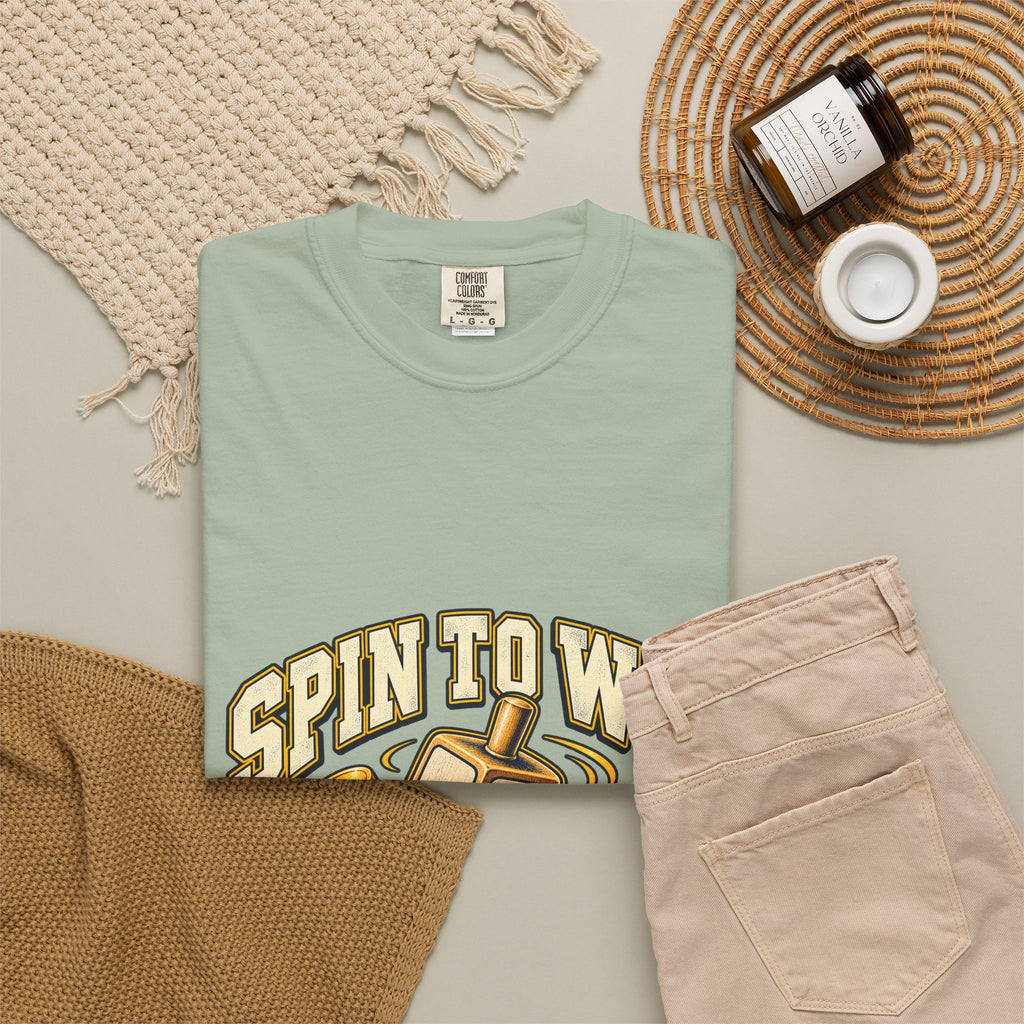 Spin to Win Dreidel T-shirt | Hanukkah Chanukah Festival Design
