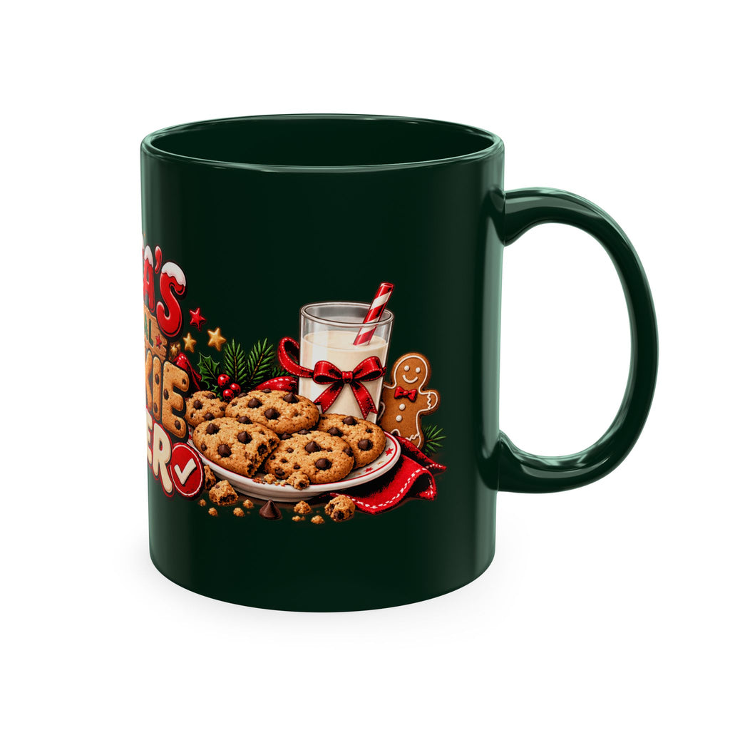 Santa’s Official Cookie Tester Ceramic Mug — Christmas Holiday Coffee Cup