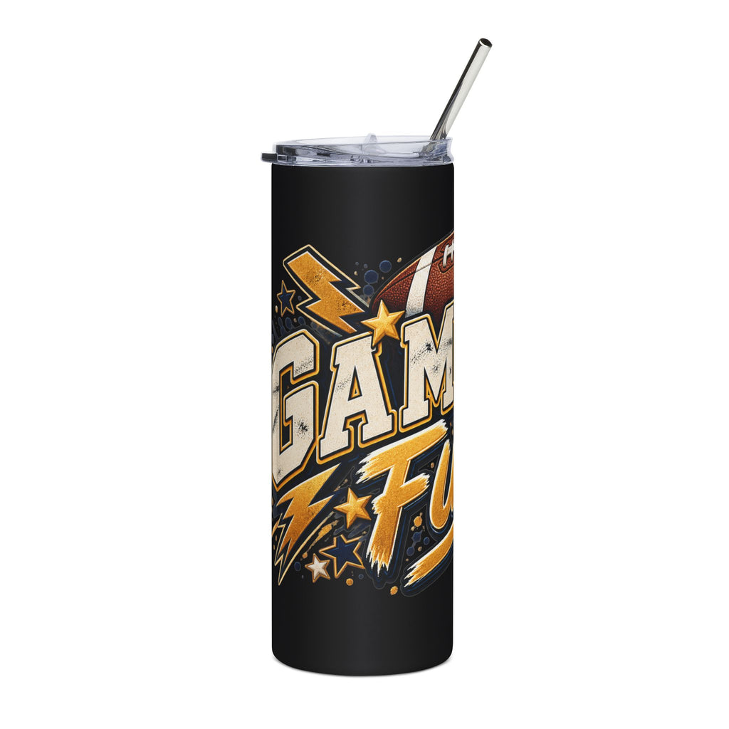 Game Day Fuel Tumbler | Football Graphic 20oz Stainless Steel