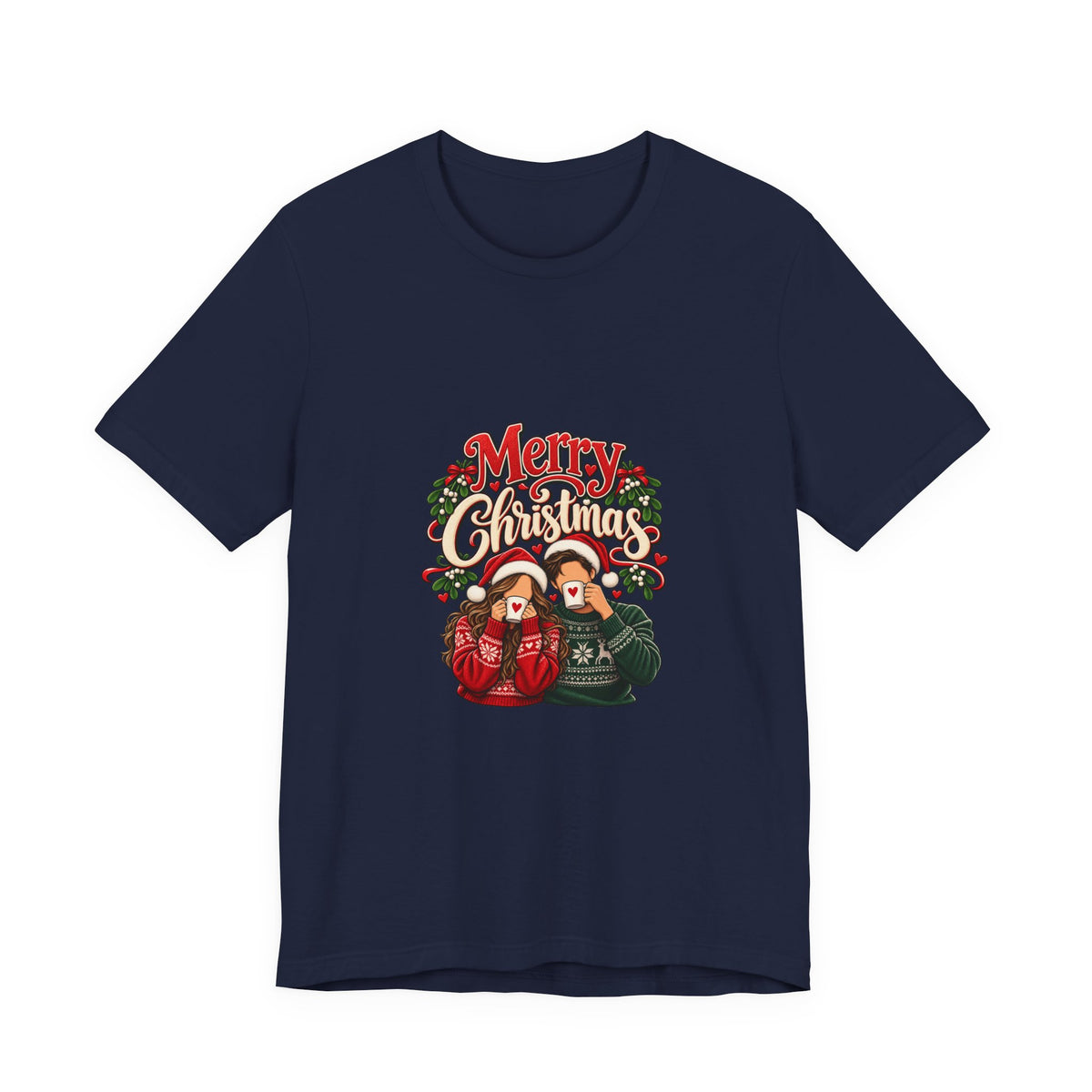 Merry Christmas Couple Tee