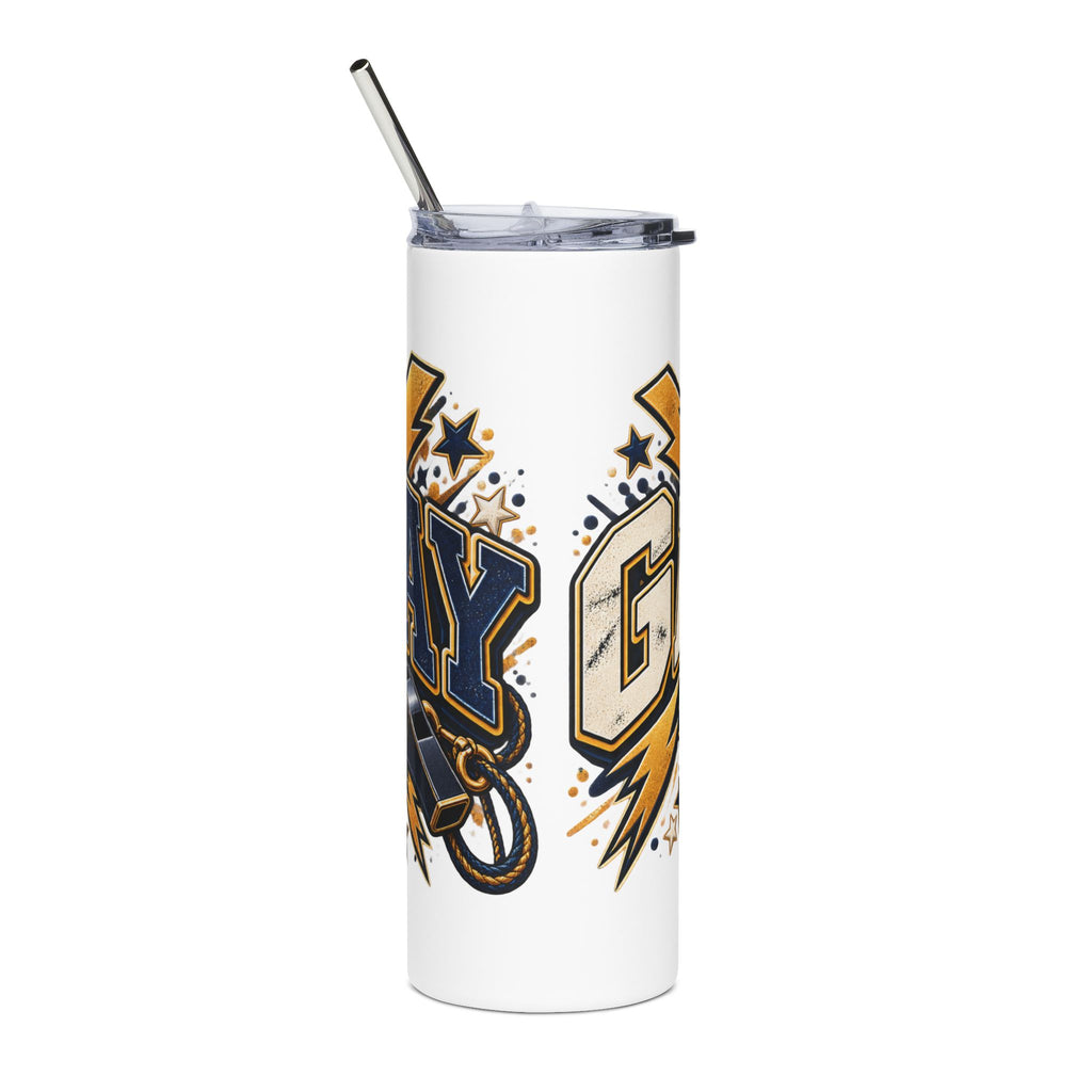 Game Day Fuel Tumbler | Football Graphic 20oz Stainless Steel