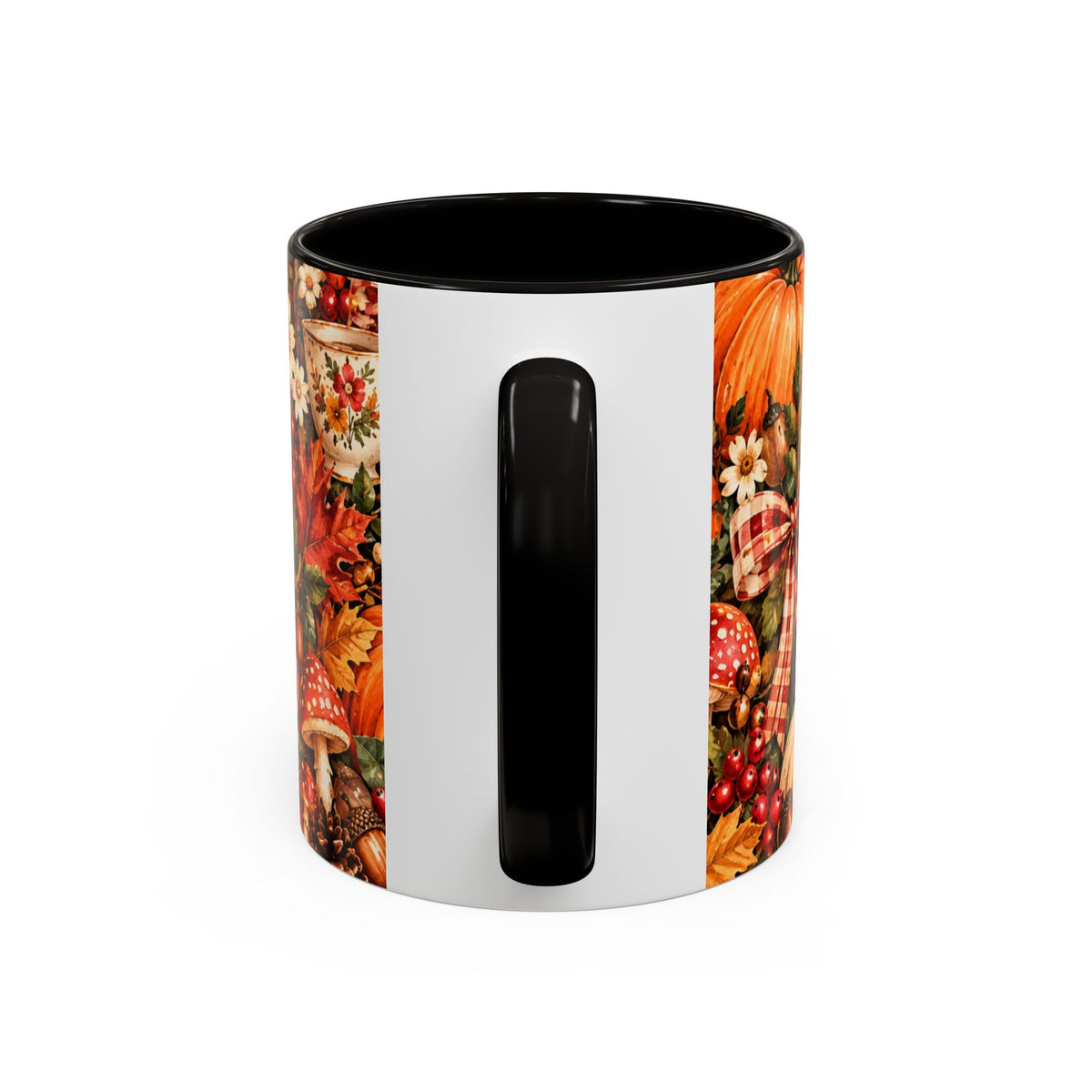 Autumn Harvest Mugs | Fall Pumpkins, Apples, Mushrooms, Daisies 11oz 15oz