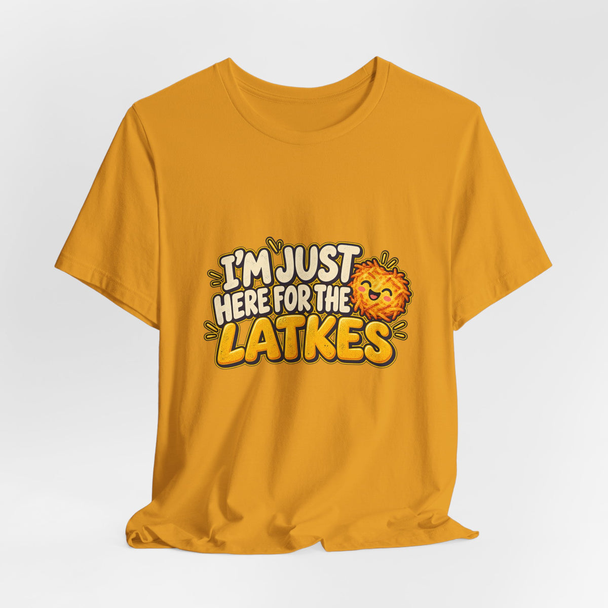 I'm Just Here for the Latkes T-Shirt | Hanukkah Food Funny Tee