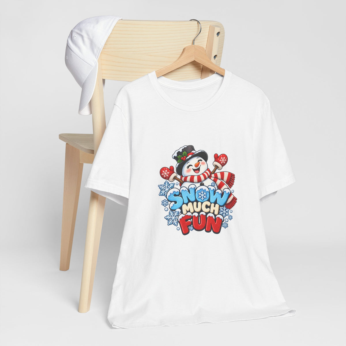 Snow Much Fun T-Shirt – Cute Snowman Holiday Tee