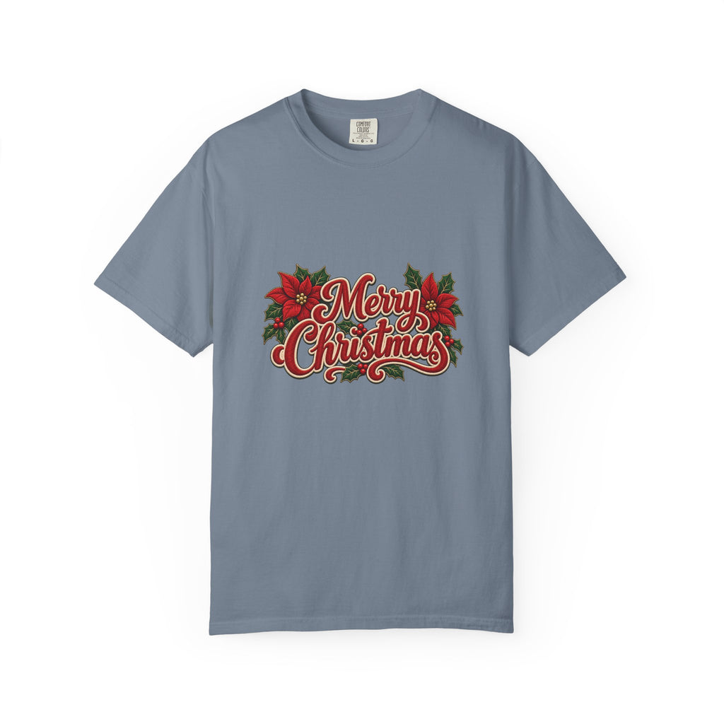 Merry Christmas Poinsettia T-Shirt