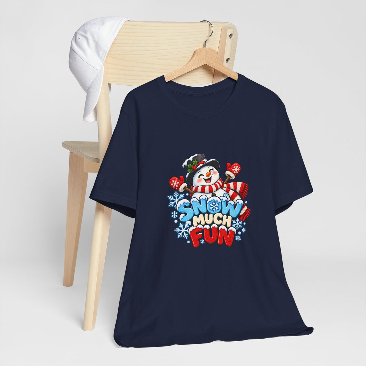 Snow Much Fun T-Shirt – Cute Snowman Holiday Tee