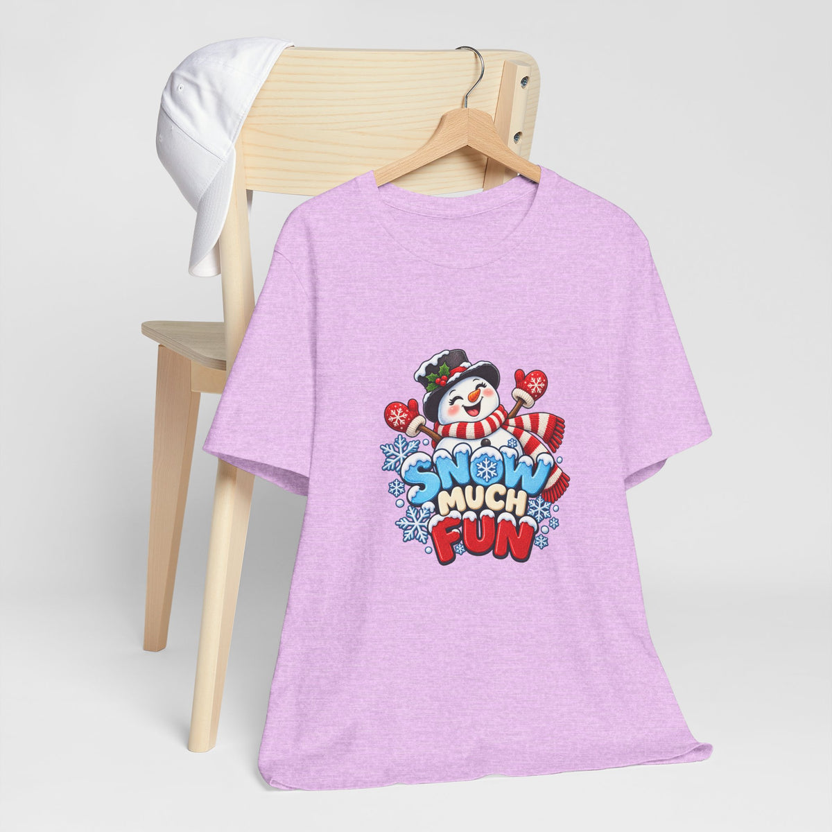 Snow Much Fun T-Shirt – Cute Snowman Holiday Tee