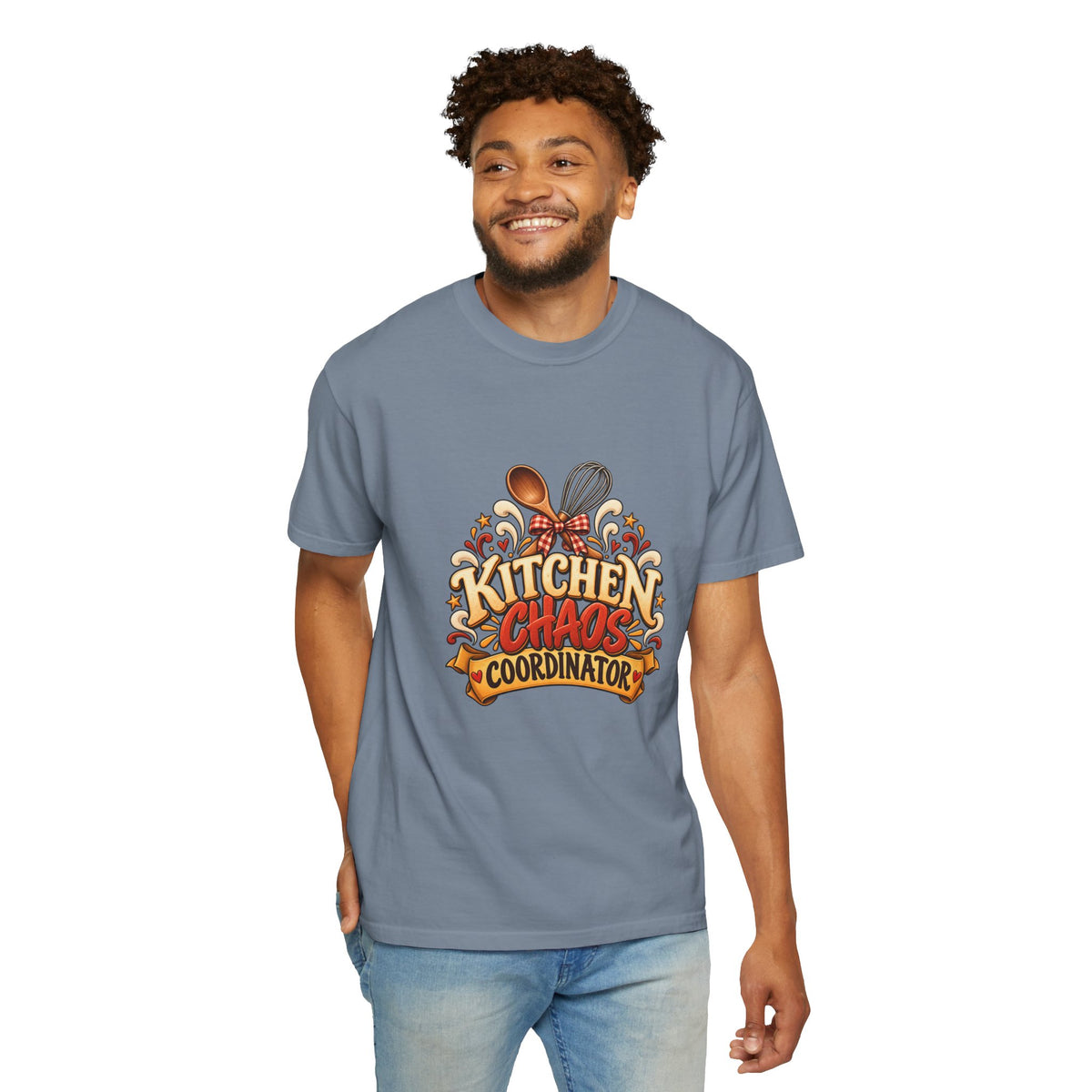 Kitchen Chaos Coordinator T-Shirt — Funny Thanksgiving Chef Shirt, Holiday Cooking Humor Tee, Baker Gift