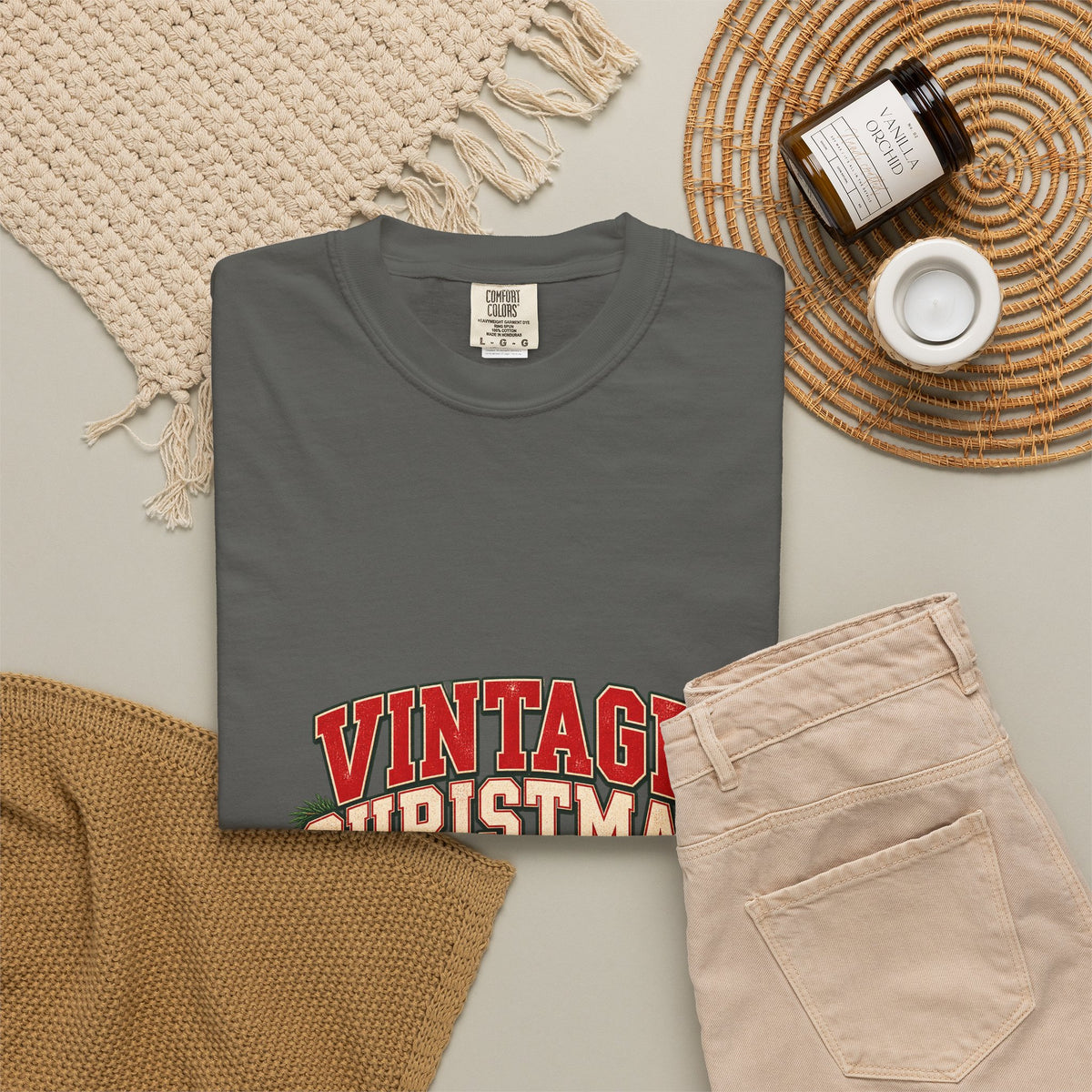 Vintage Christmas T-Shirt — Retro Holiday Graphic Tee