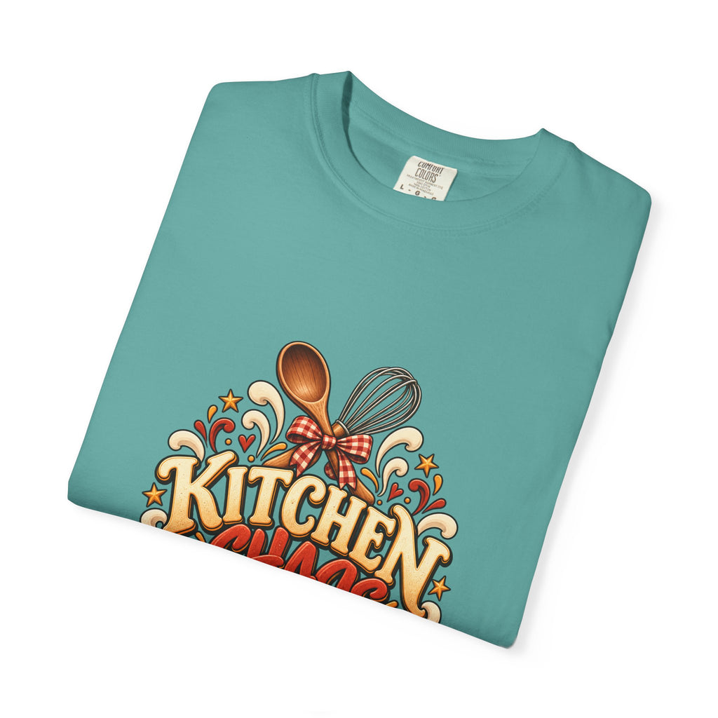 Kitchen Chaos Coordinator T-Shirt — Funny Thanksgiving Chef Shirt, Holiday Cooking Humor Tee, Baker Gift