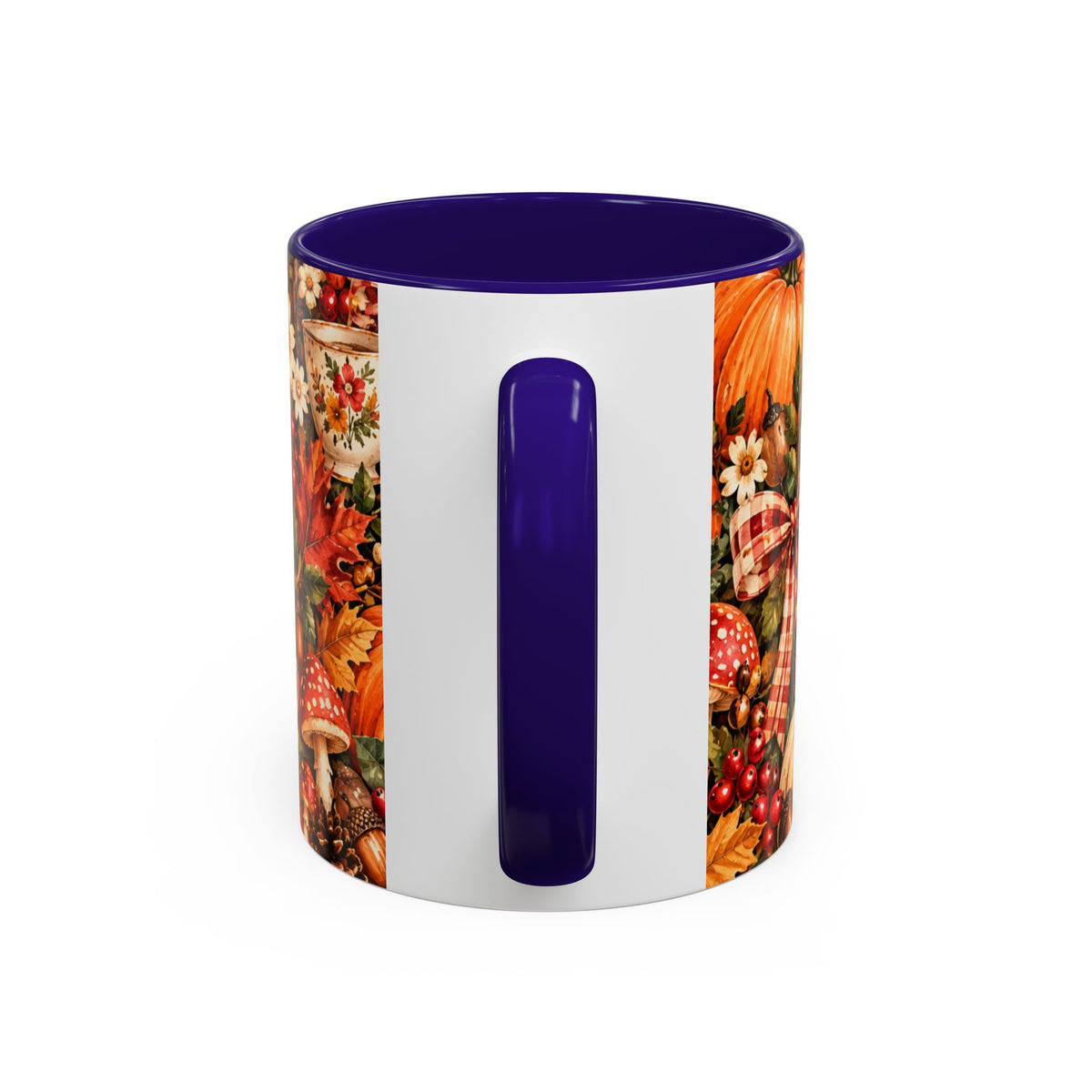 Autumn Harvest Mugs | Fall Pumpkins, Apples, Mushrooms, Daisies 11oz 15oz