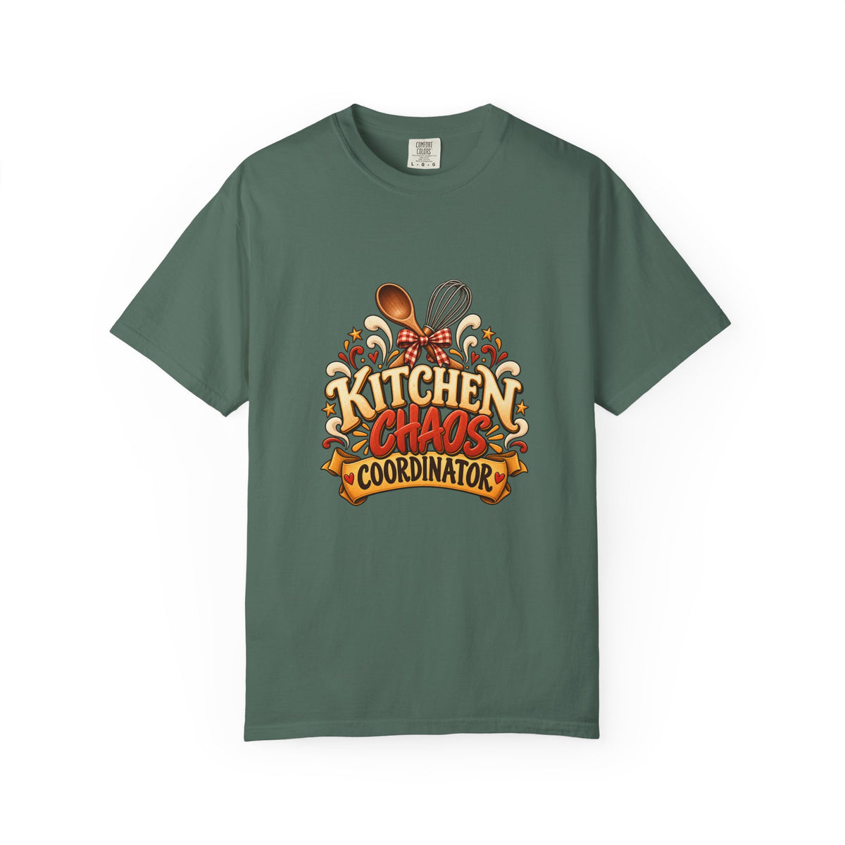 Kitchen Chaos Coordinator T-Shirt — Funny Thanksgiving Chef Shirt, Holiday Cooking Humor Tee, Baker Gift