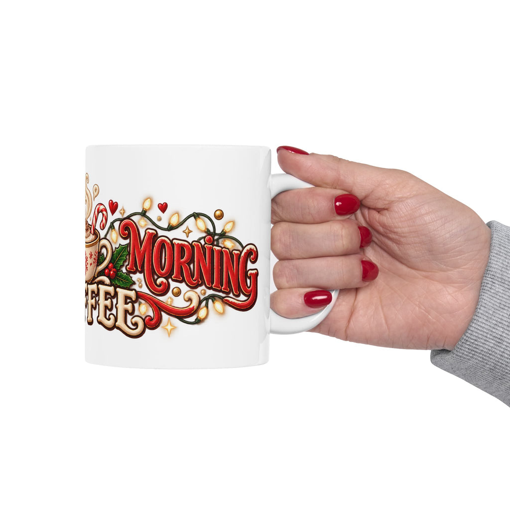 Christmas Coffee Mug – Festive Holiday Ceramic Coffee Cup (11oz/15oz)