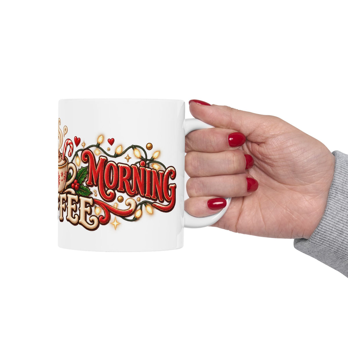 Christmas Coffee Mug – Festive Holiday Ceramic Coffee Cup (11oz/15oz)