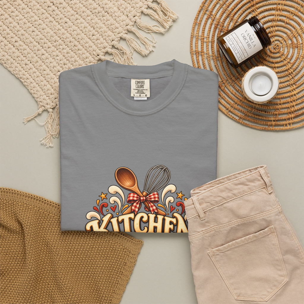 Kitchen Chaos Coordinator T-Shirt — Funny Thanksgiving Chef Shirt, Holiday Cooking Humor Tee, Baker Gift
