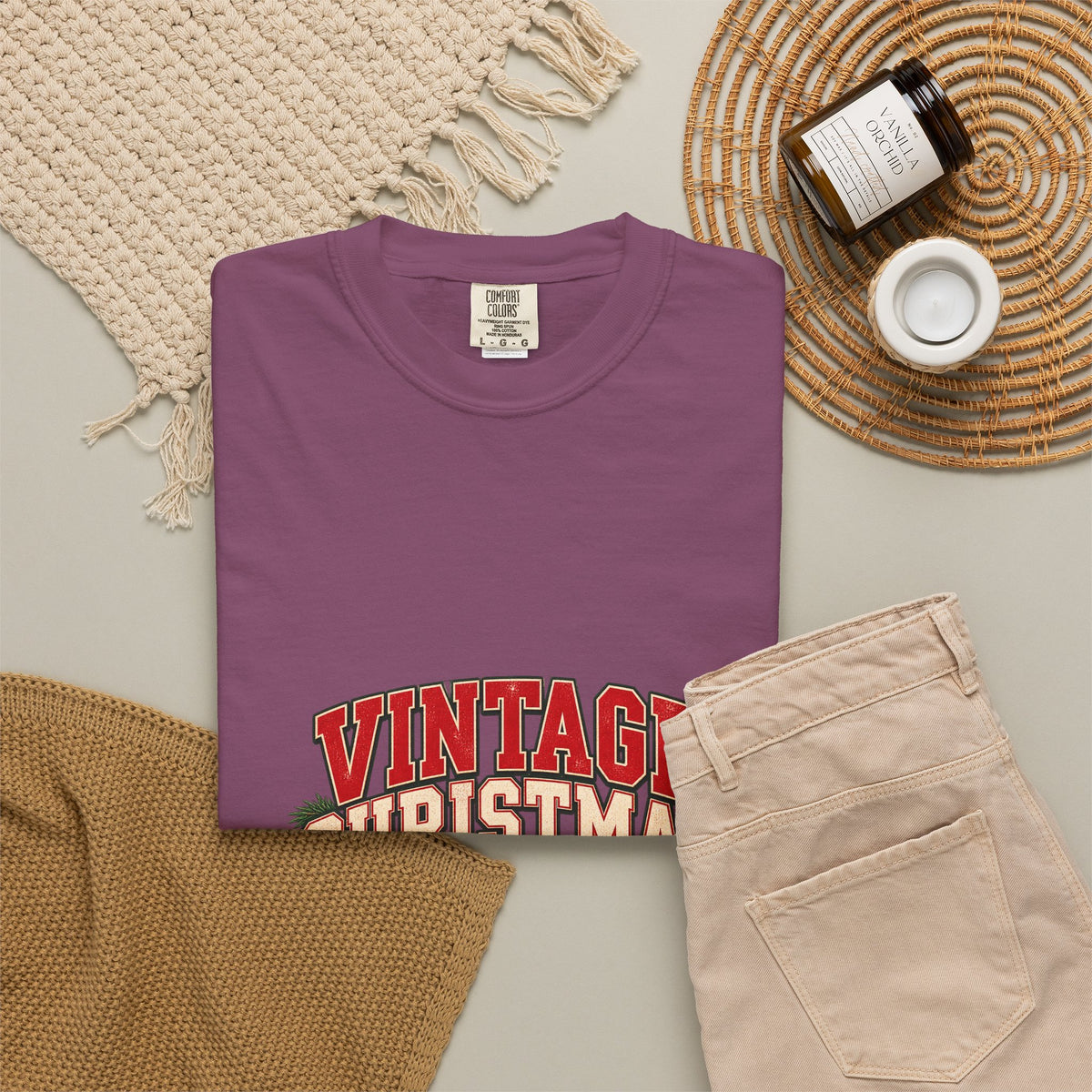 Vintage Christmas T-Shirt — Retro Holiday Graphic Tee