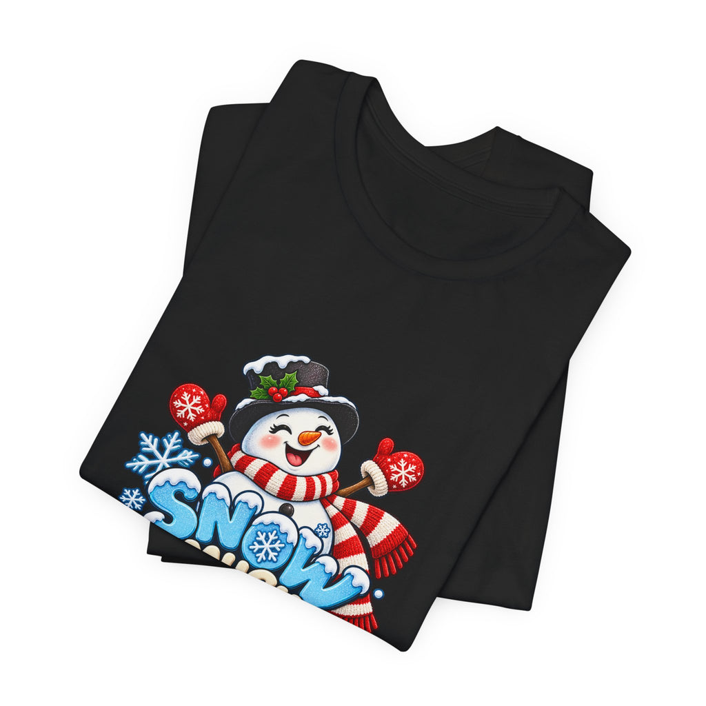 Snow Much Fun T-Shirt – Cute Snowman Holiday Tee