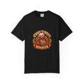 Chief Turkey Roaster T-Shirt — Retro Thanksgiving Emblem Tee, Vintage BBQ Turkey Badge Graphic Fall Shirt