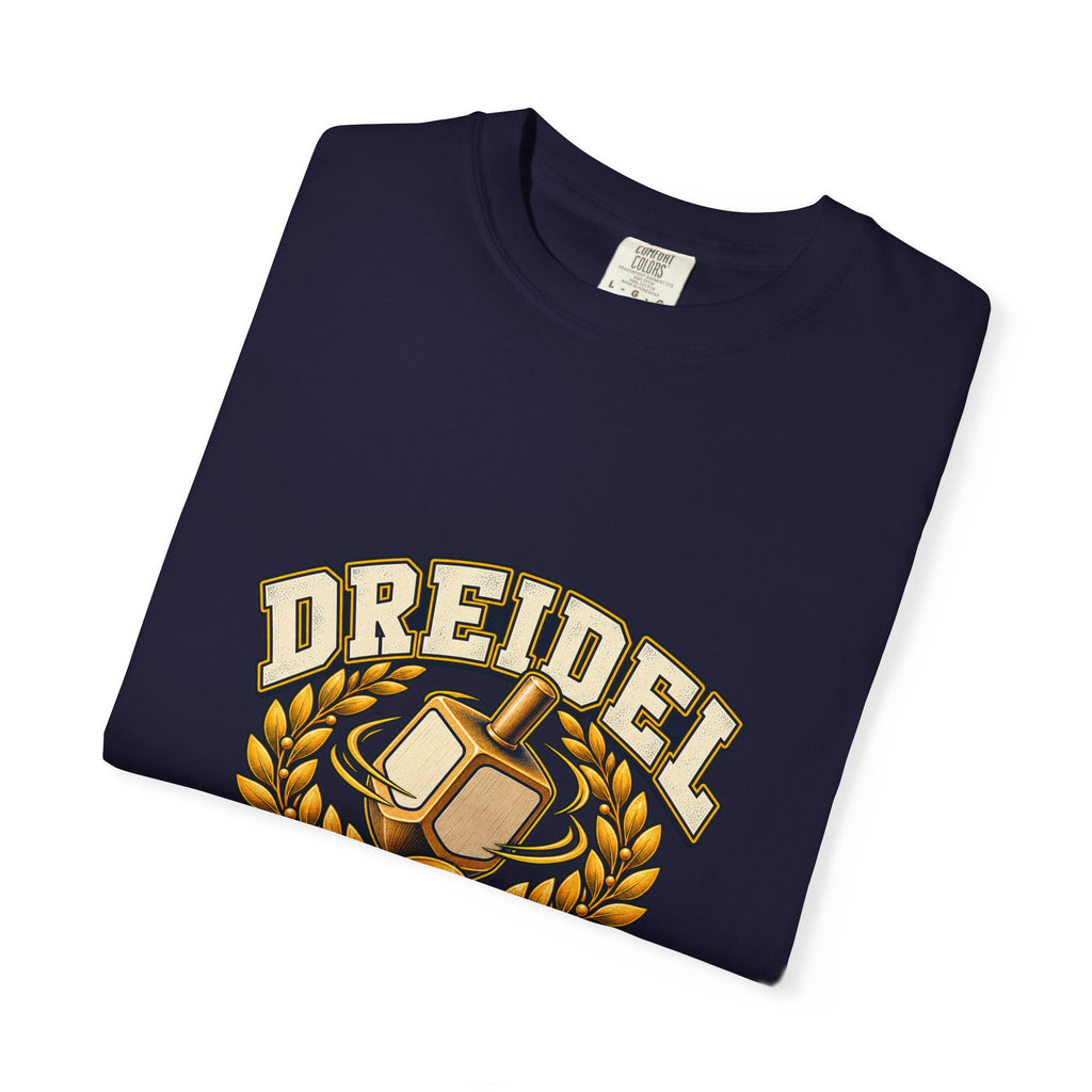 Dreidel Champion T-shirt | Hanukkah Dreidel Design, Winner Banner