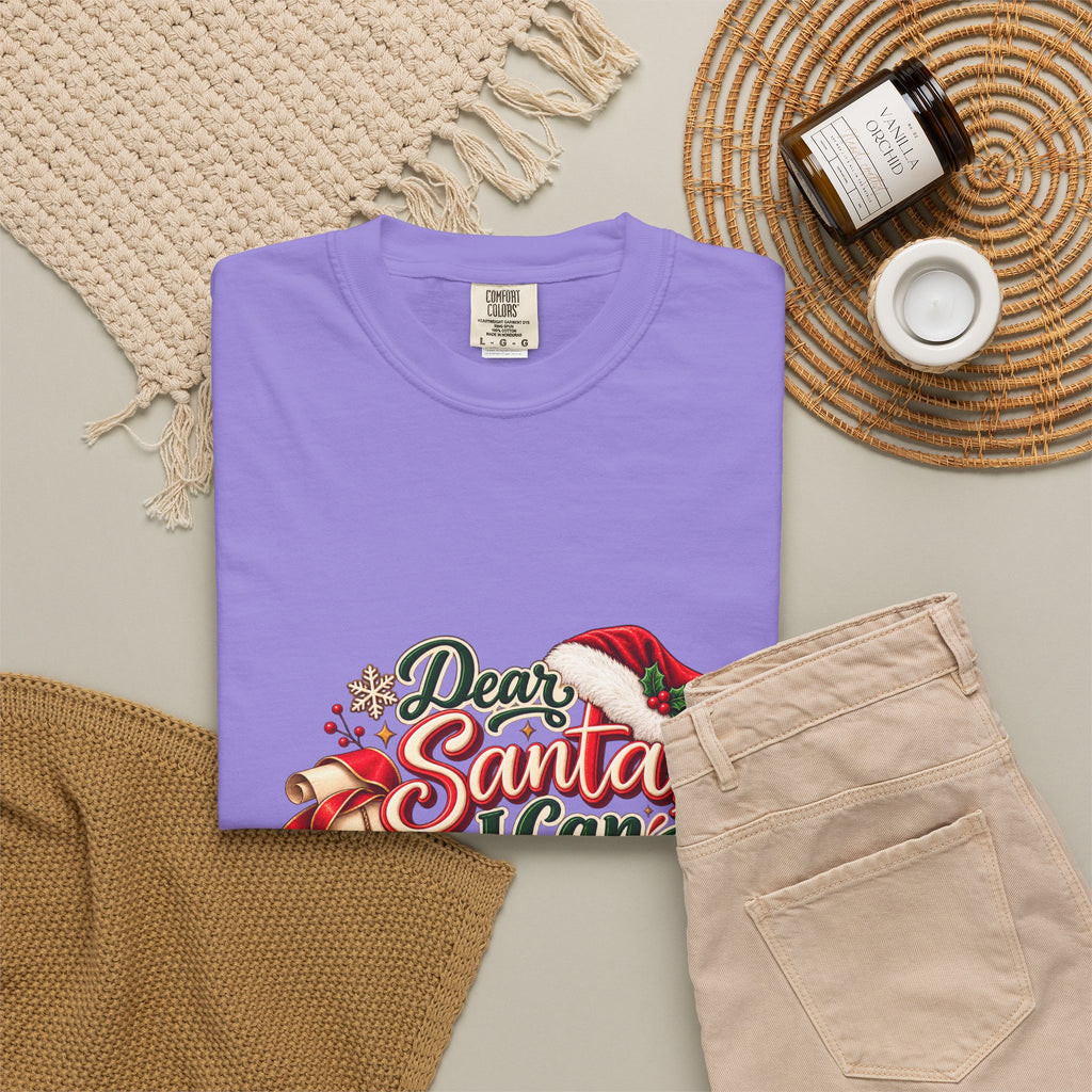 Dear Santa I Can Explain T-Shirt — Funny Christmas Tee