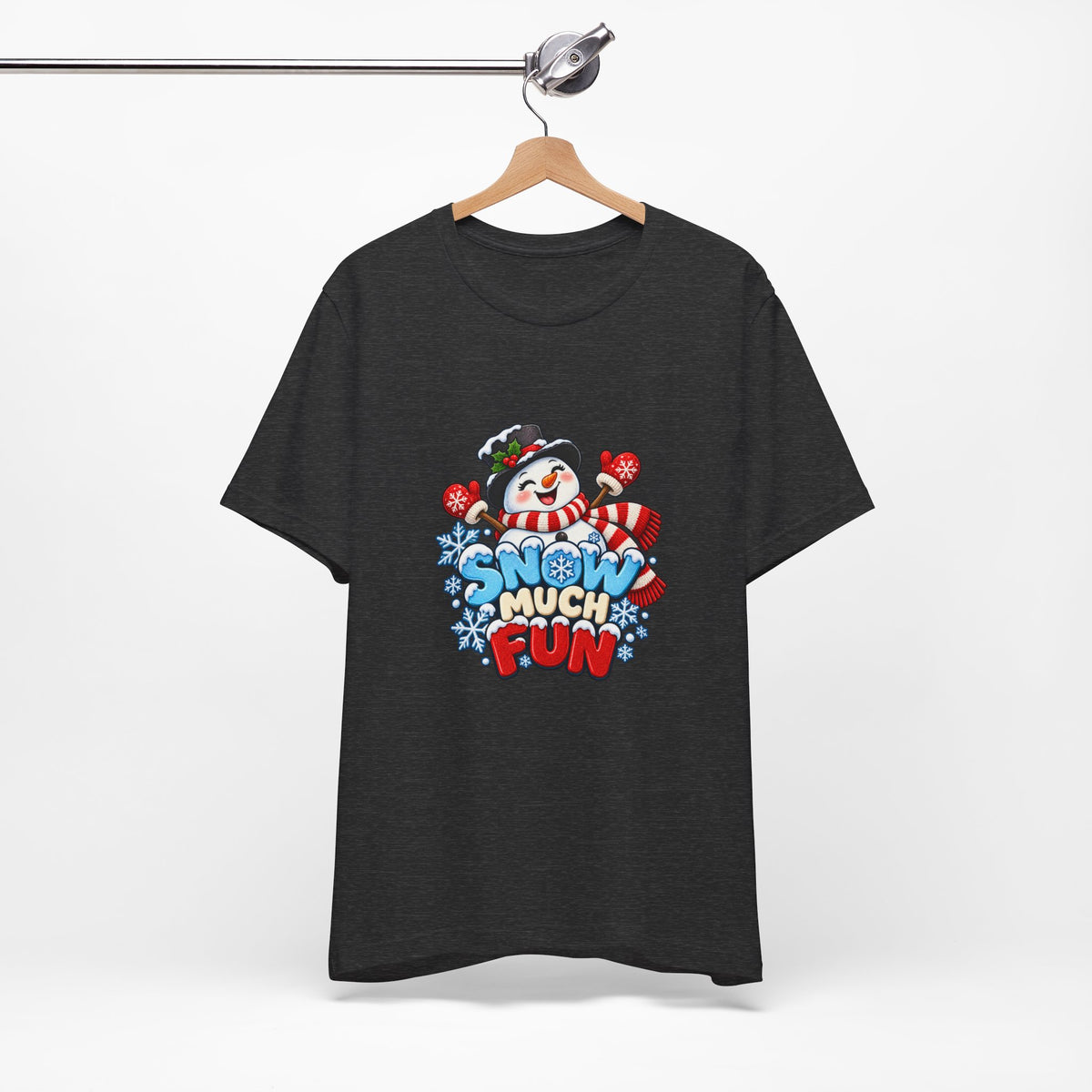 Snow Much Fun T-Shirt – Cute Snowman Holiday Tee