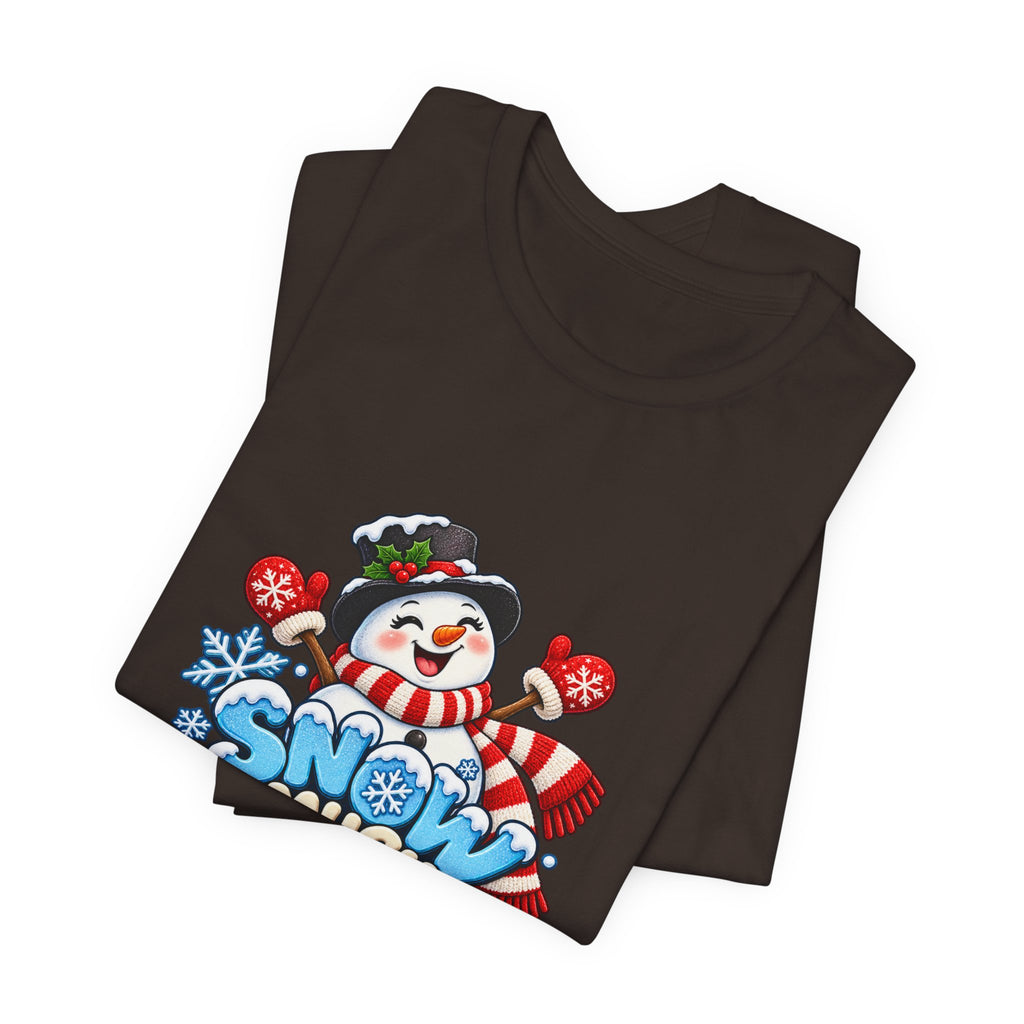Snow Much Fun T-Shirt – Cute Snowman Holiday Tee