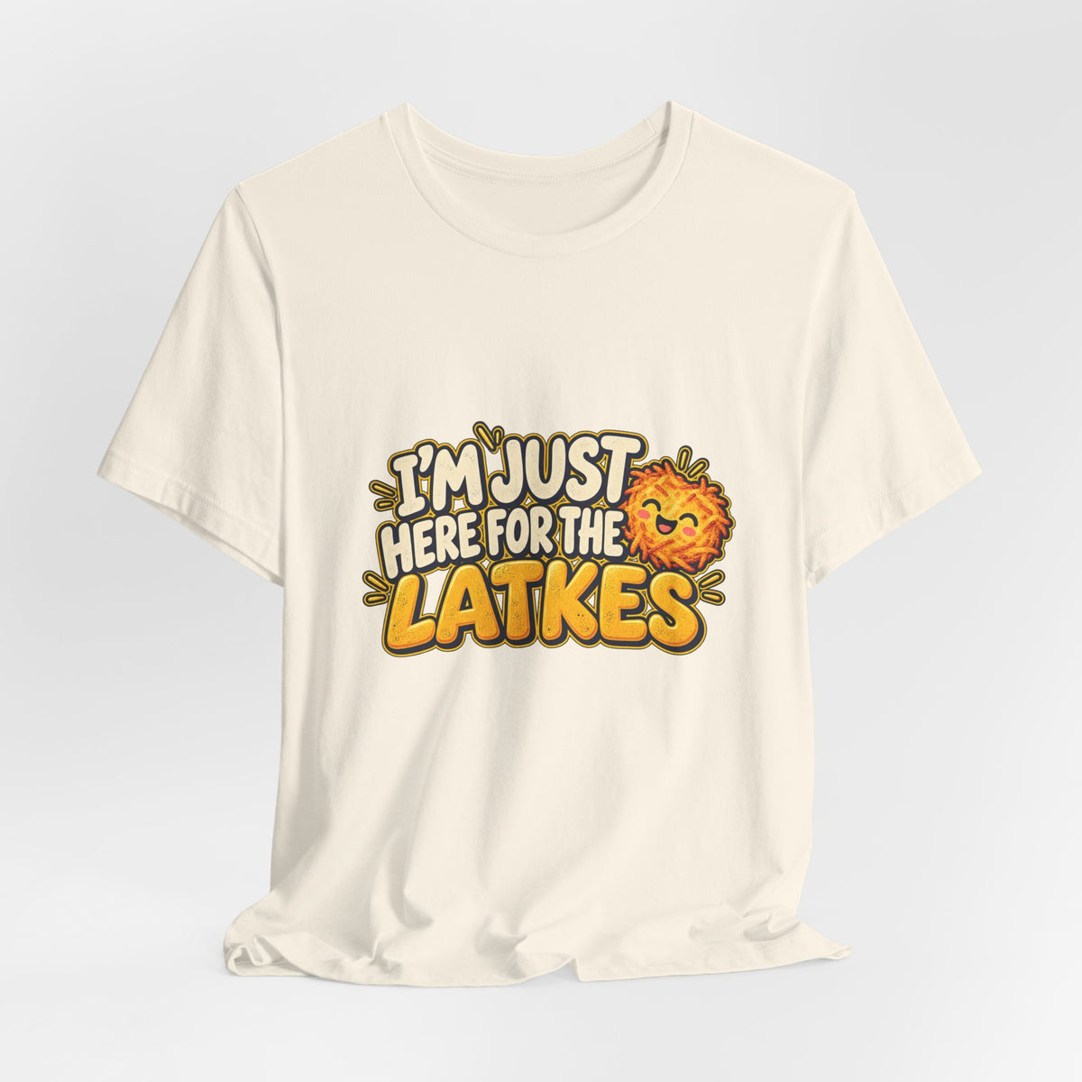 I'm Just Here for the Latkes T-Shirt | Hanukkah Food Funny Tee