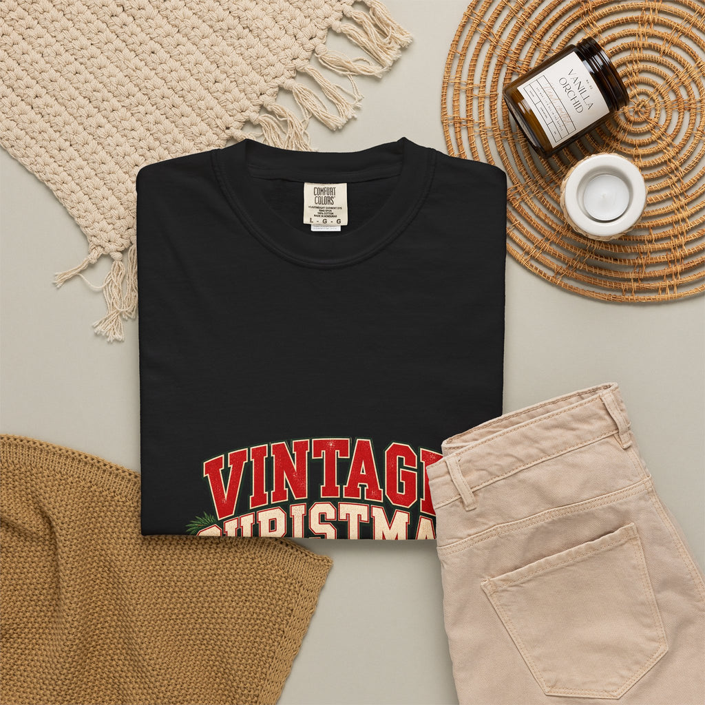 Vintage Christmas T-Shirt — Retro Holiday Graphic Tee