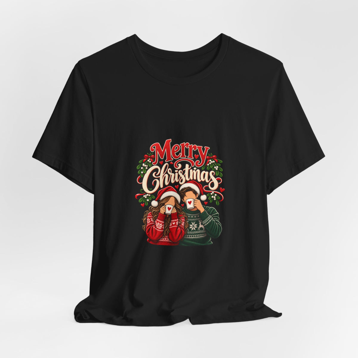 Merry Christmas Couple Tee