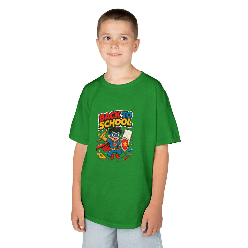 Back to School Superhero Kids Tee | Cute School Supplies Design