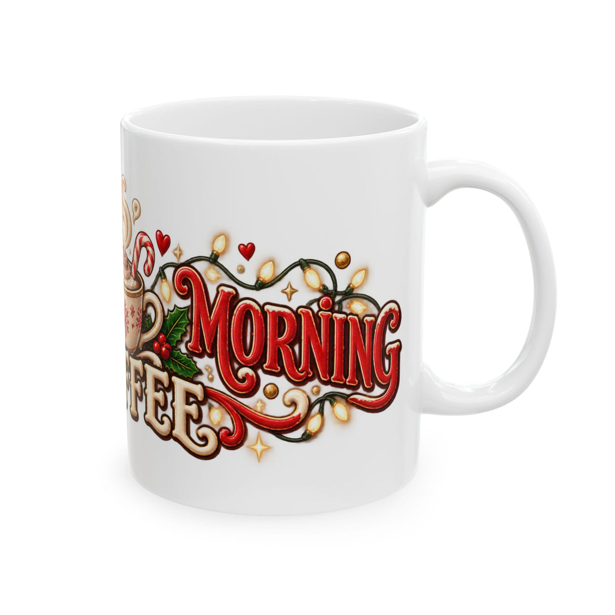 Christmas Coffee Mug – Festive Holiday Ceramic Coffee Cup (11oz/15oz)
