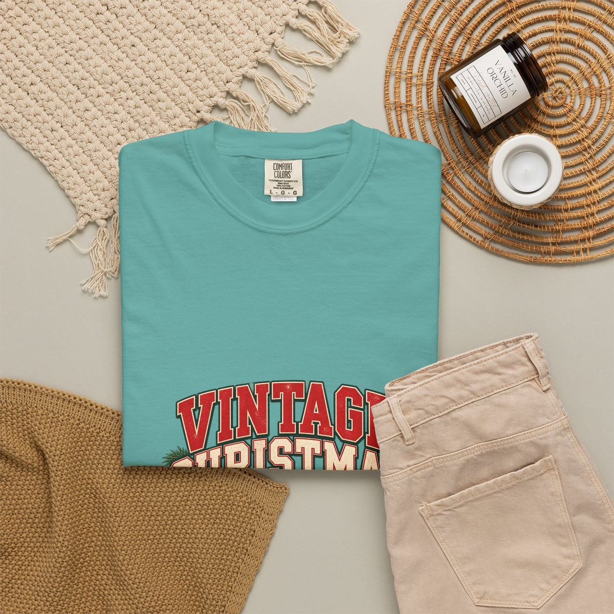 Vintage Christmas T-Shirt — Retro Holiday Graphic Tee