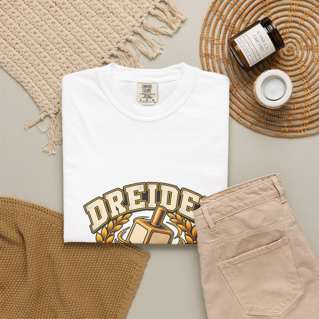 Dreidel Champion T-shirt | Hanukkah Dreidel Design, Winner Banner