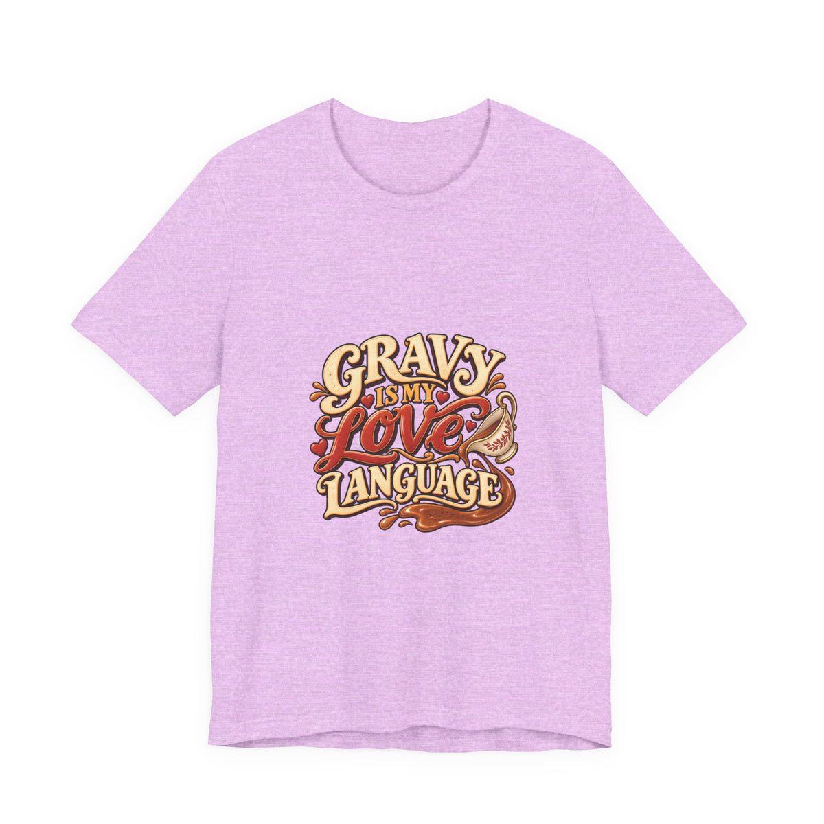 Gravy Is My Love Language T-Shirt — Funny Thanksgiving Foodie Tee, Turkey Dinner Humor Shirt, Fall Gift