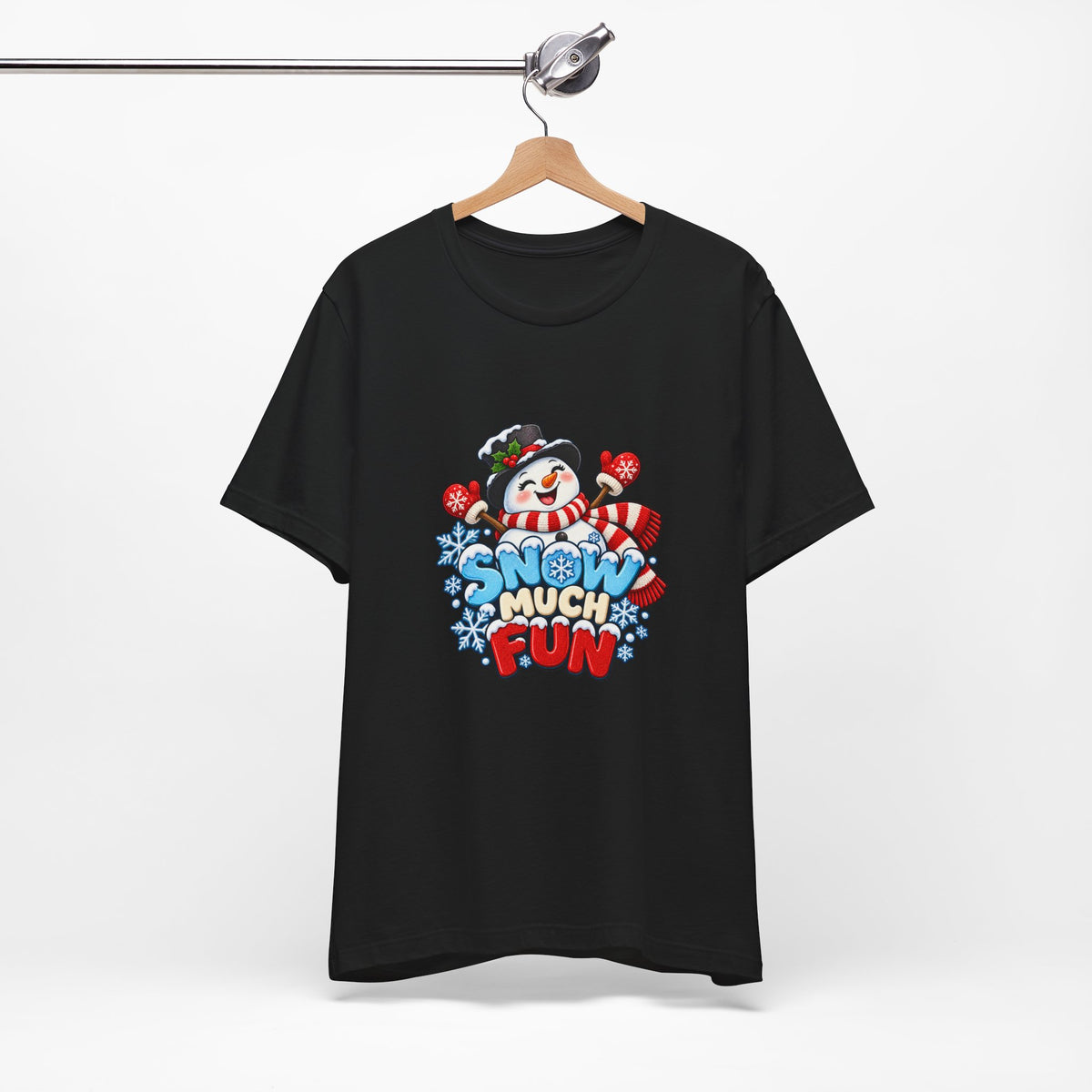 Snow Much Fun T-Shirt – Cute Snowman Holiday Tee