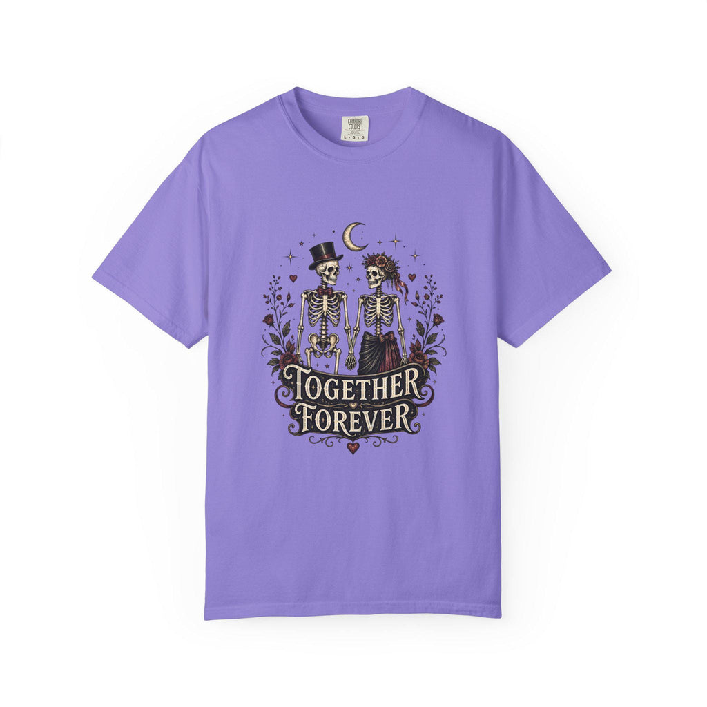 Skeleton Couple Together Forever T-Shirt | Dia de los Muertos Love
