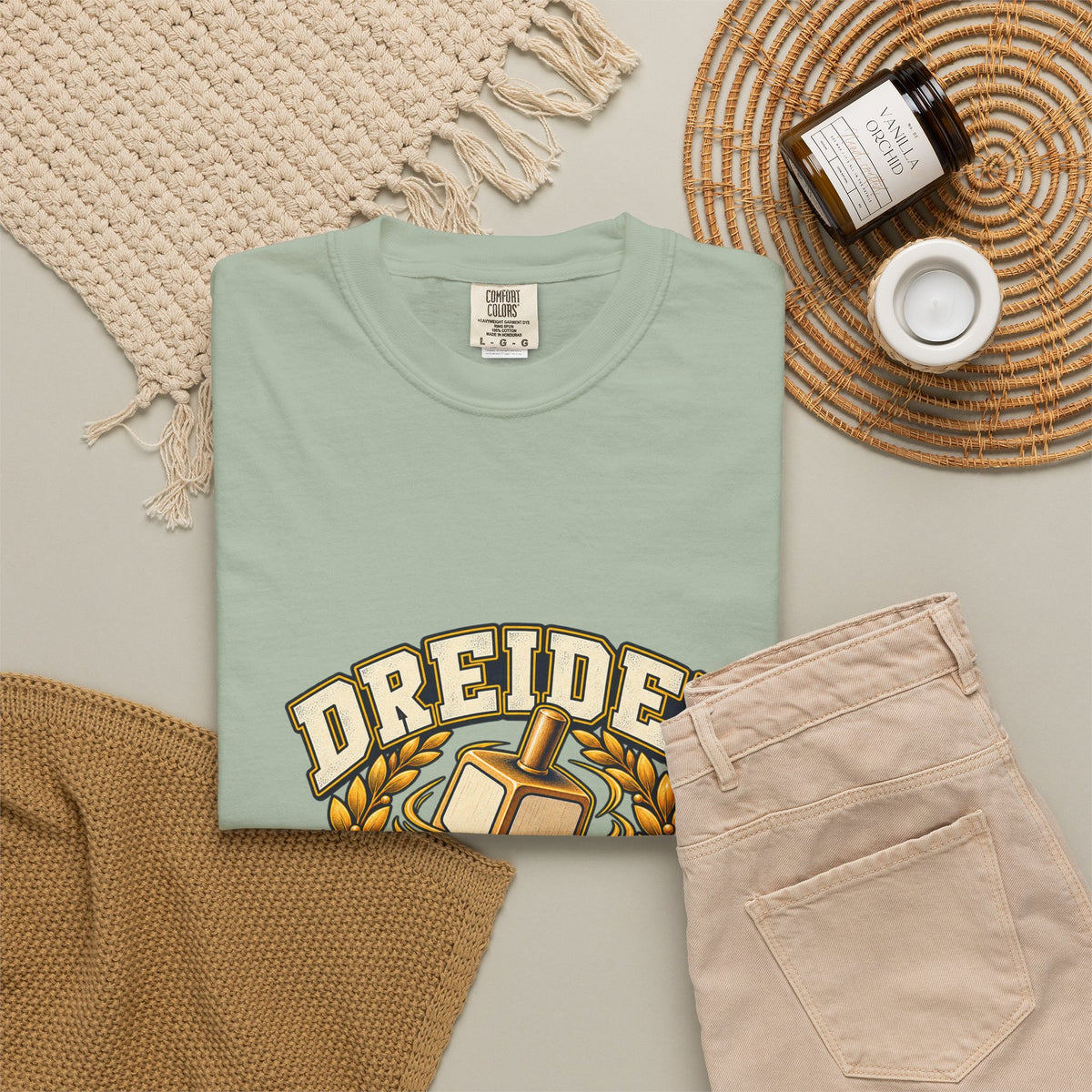 Dreidel Champion T-shirt | Hanukkah Dreidel Design, Winner Banner