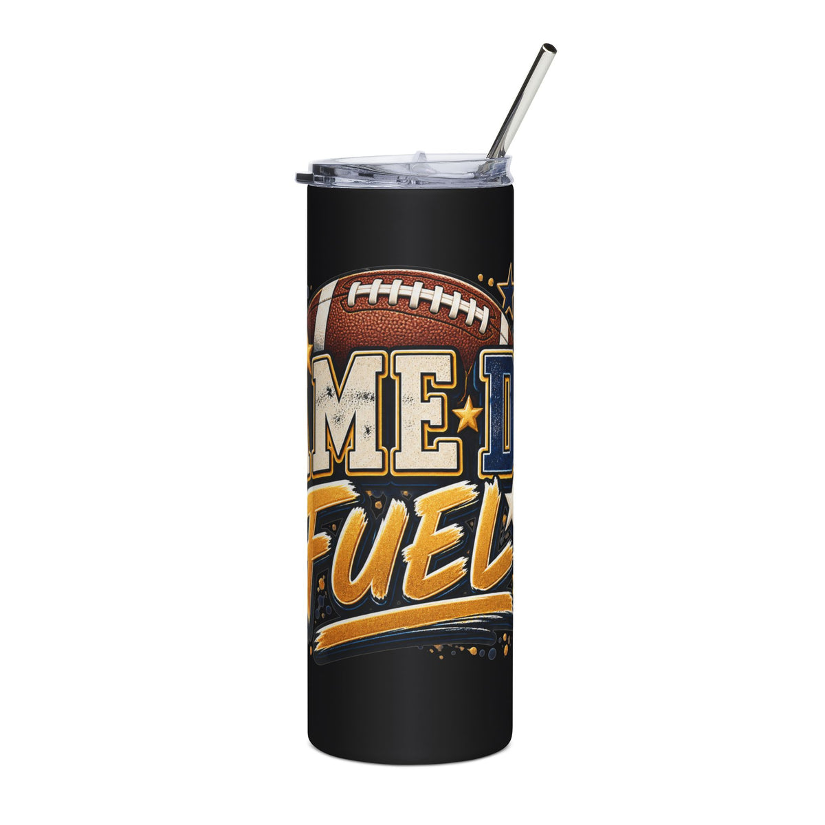 Game Day Fuel Tumbler | Football Graphic 20oz Stainless Steel