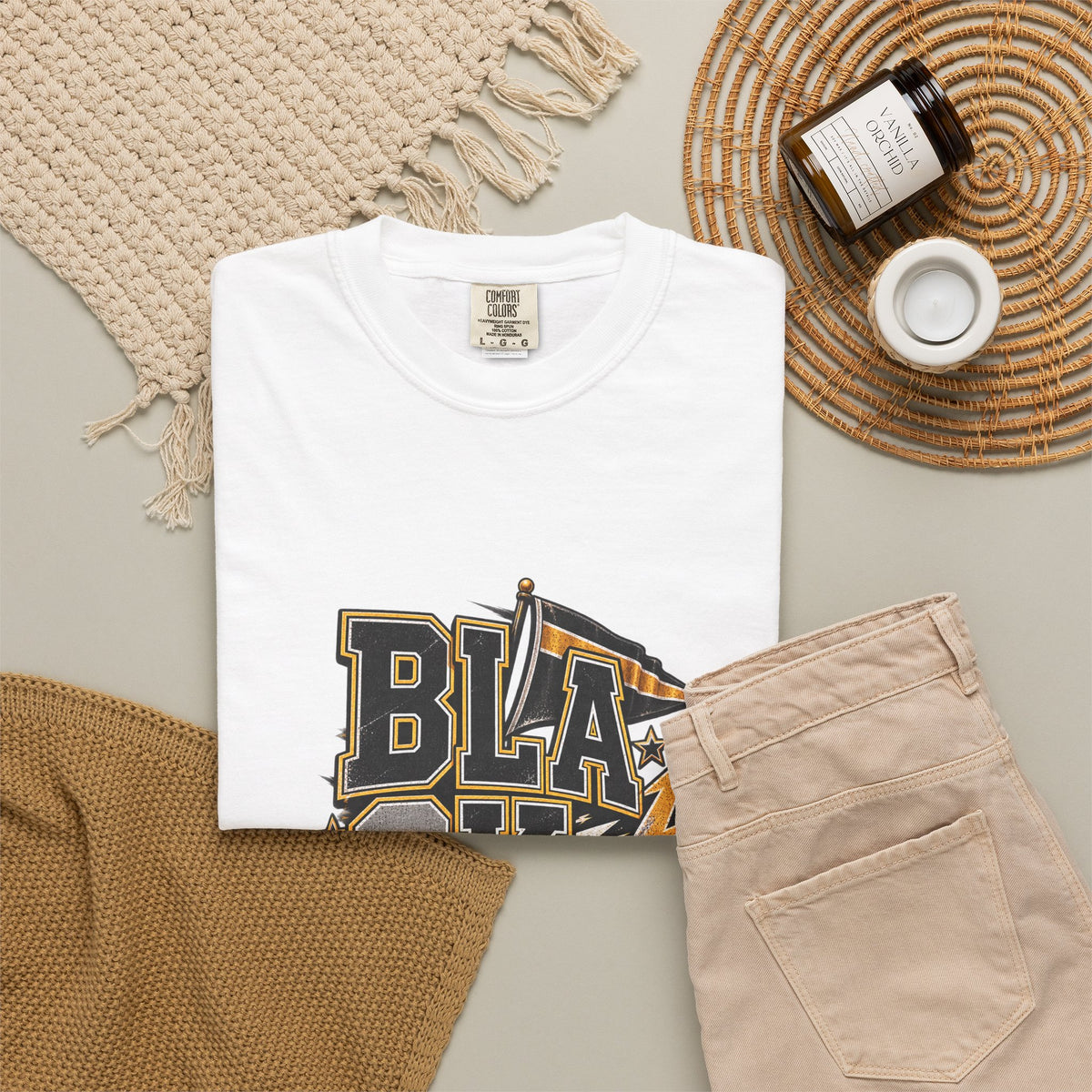 Blackout Lightning Football tee | Graphic T-Shirt, Team Spirit