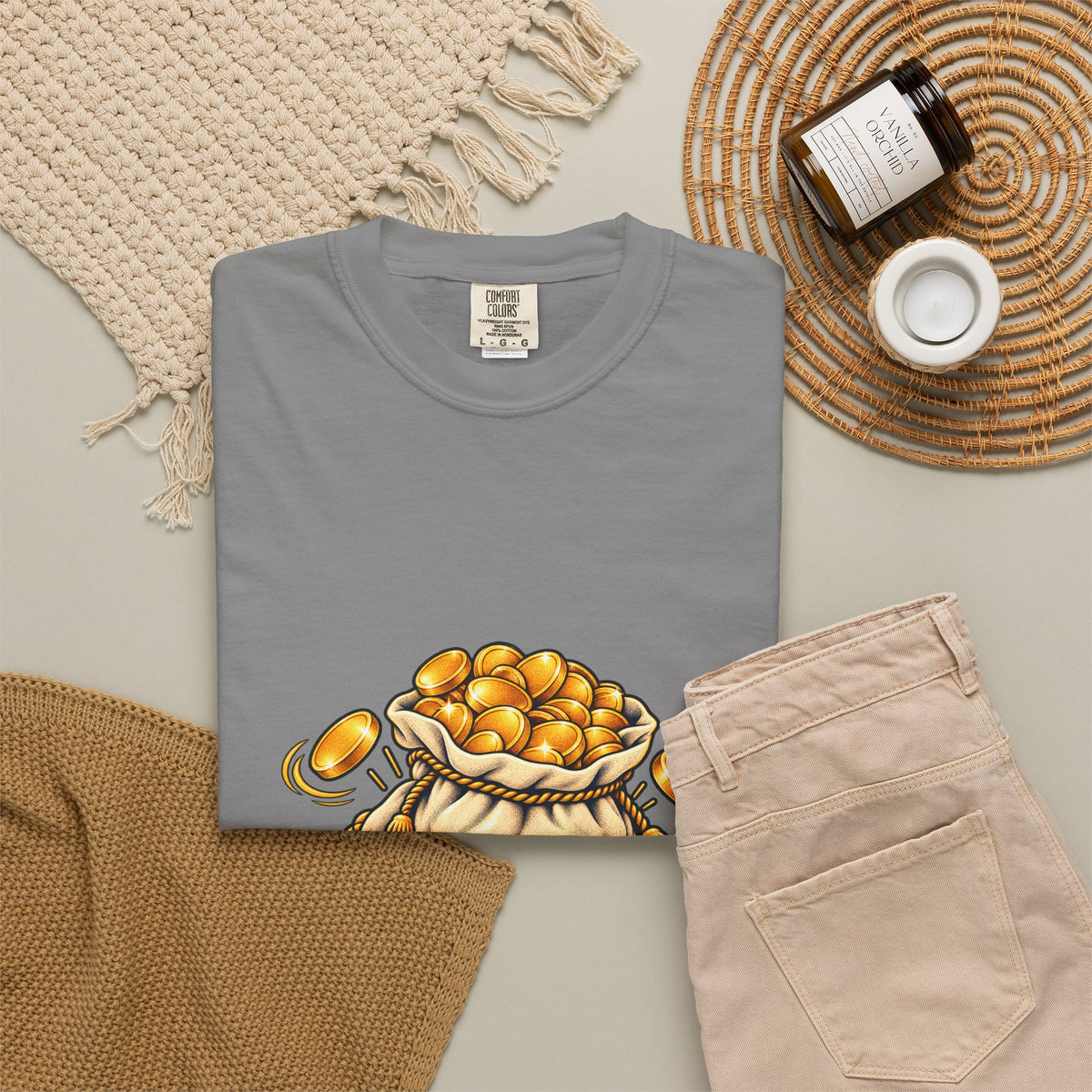 Professional Gelt Collector T-Shirt | Hanukkah Chanukah Chocolate Coin Design