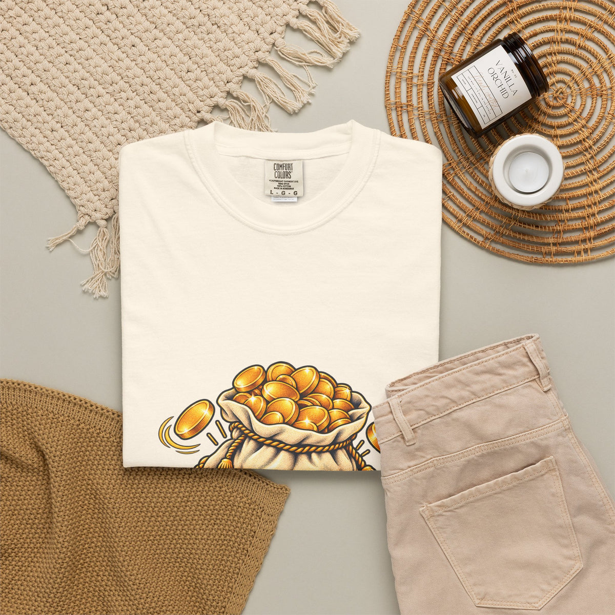Professional Gelt Collector T-Shirt | Hanukkah Chanukah Chocolate Coin Design