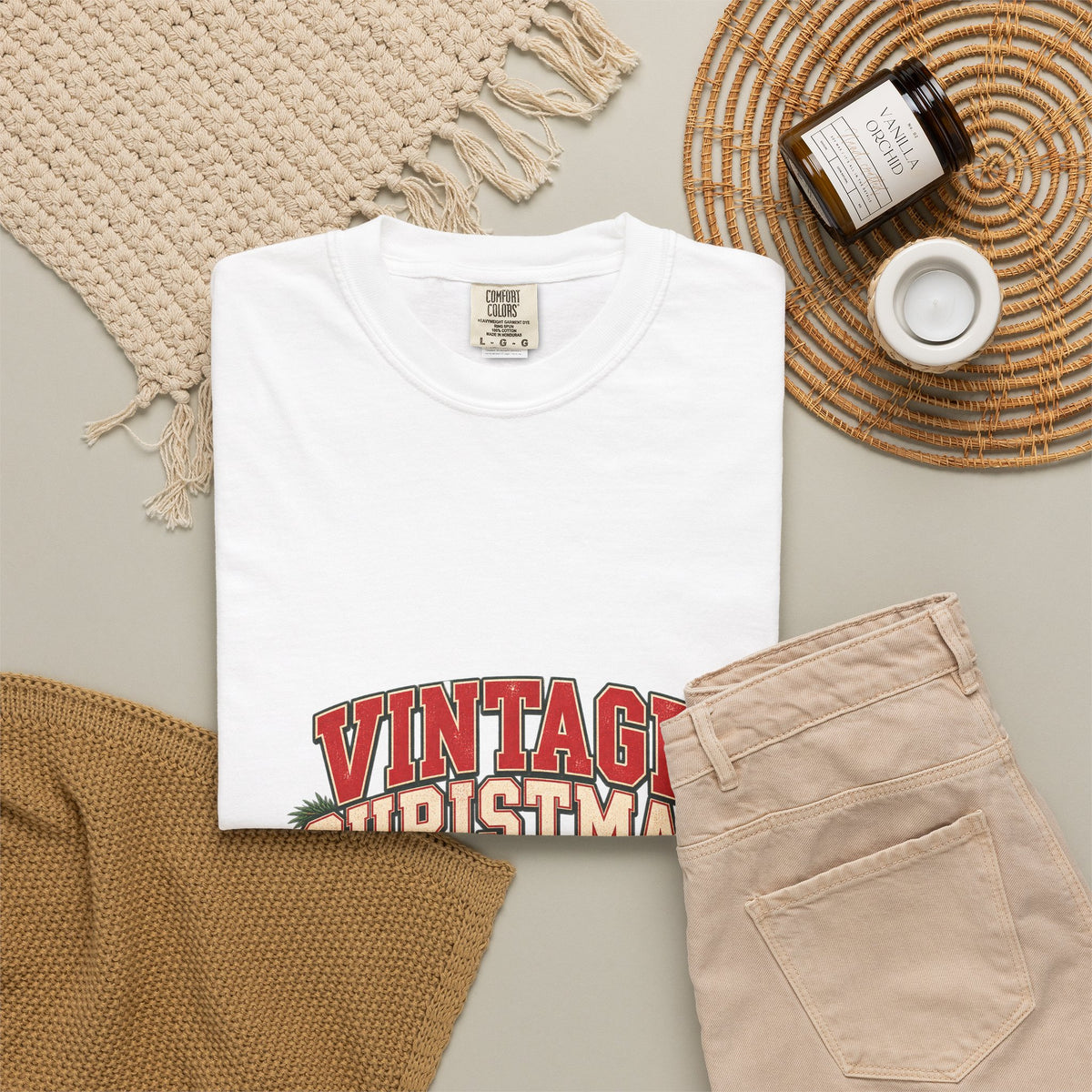Vintage Christmas T-Shirt — Retro Holiday Graphic Tee