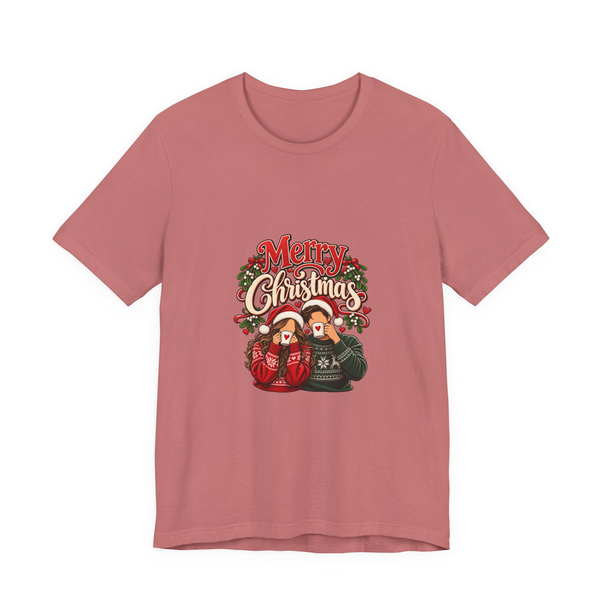 Merry Christmas Couple Tee