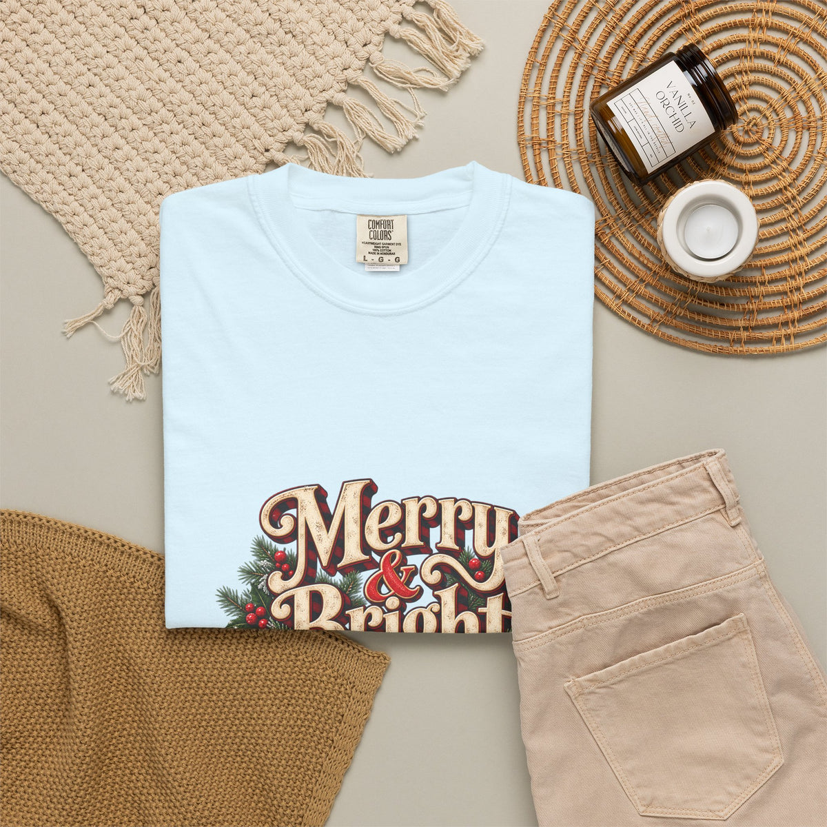 Merry & Bright Holiday T-Shirt