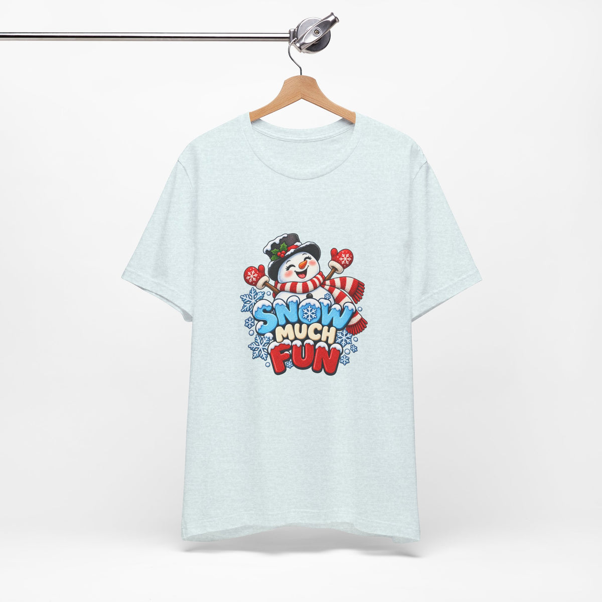 Snow Much Fun T-Shirt – Cute Snowman Holiday Tee